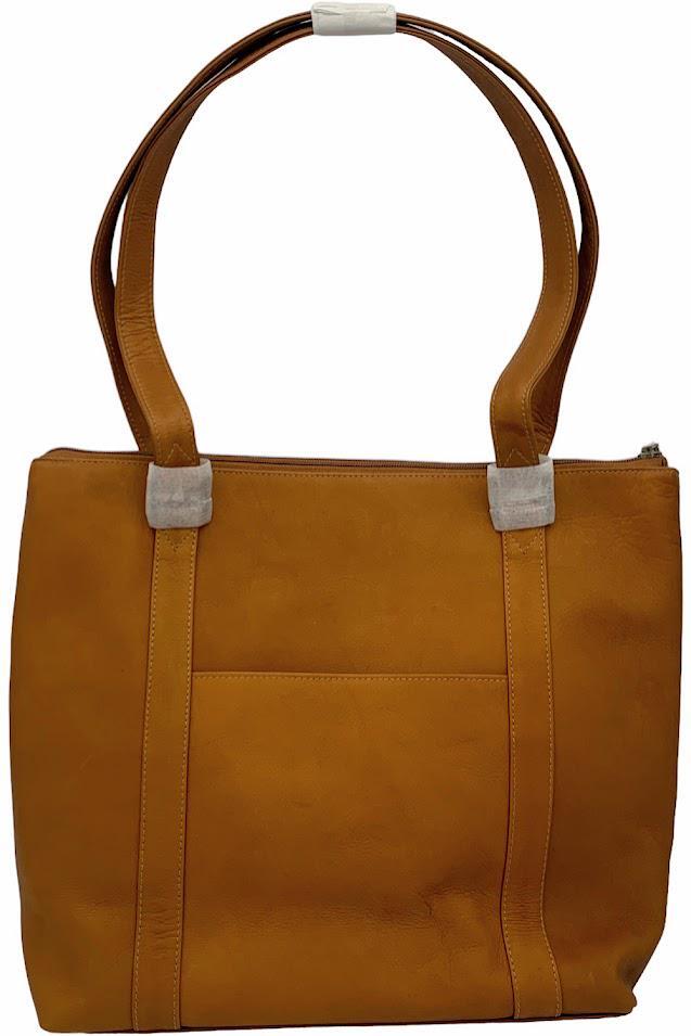Le Donne Leather City Pocket Tote Tan