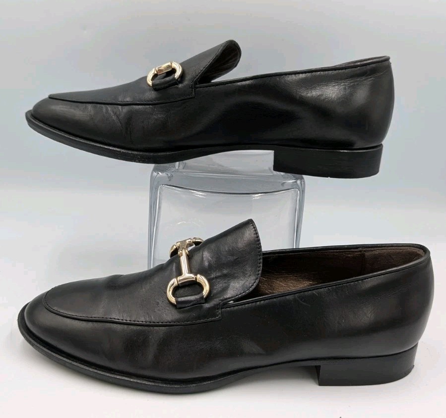 AGL – Attilio Giusti Leombruni Black Horsebit Loafers – $300 – EU35 US5 (B40)