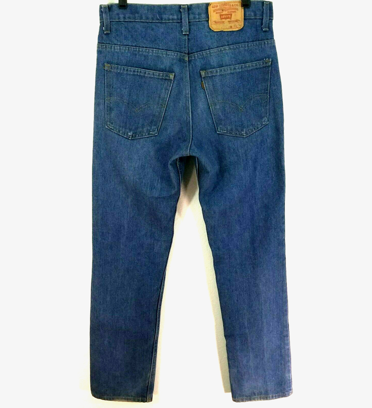 Vtg 70s 80s LEVI’S 519 Orange Tab Jeans Straight USA 32/34 True to Size * RARE *