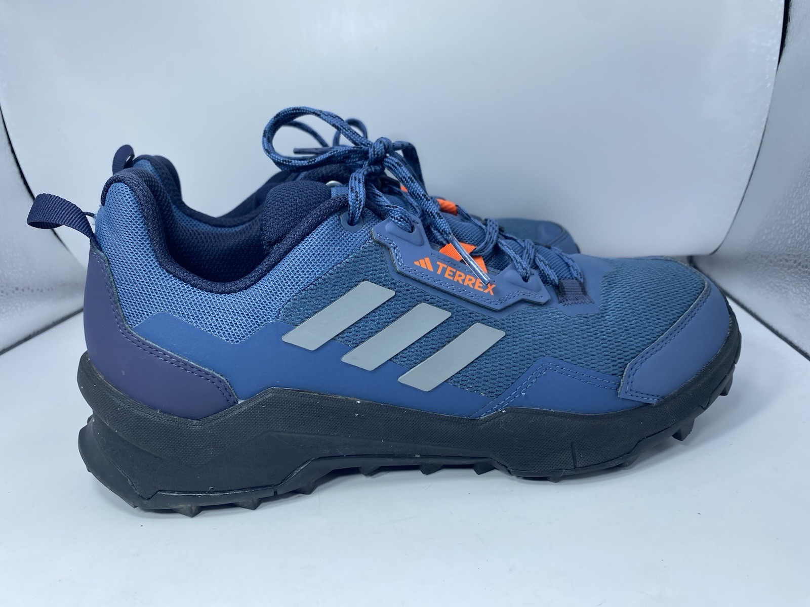 Adidas Terrex AX4 Wonder Steel Blue Orange Hiking Shoes HP7392 Men’s Size 8.5