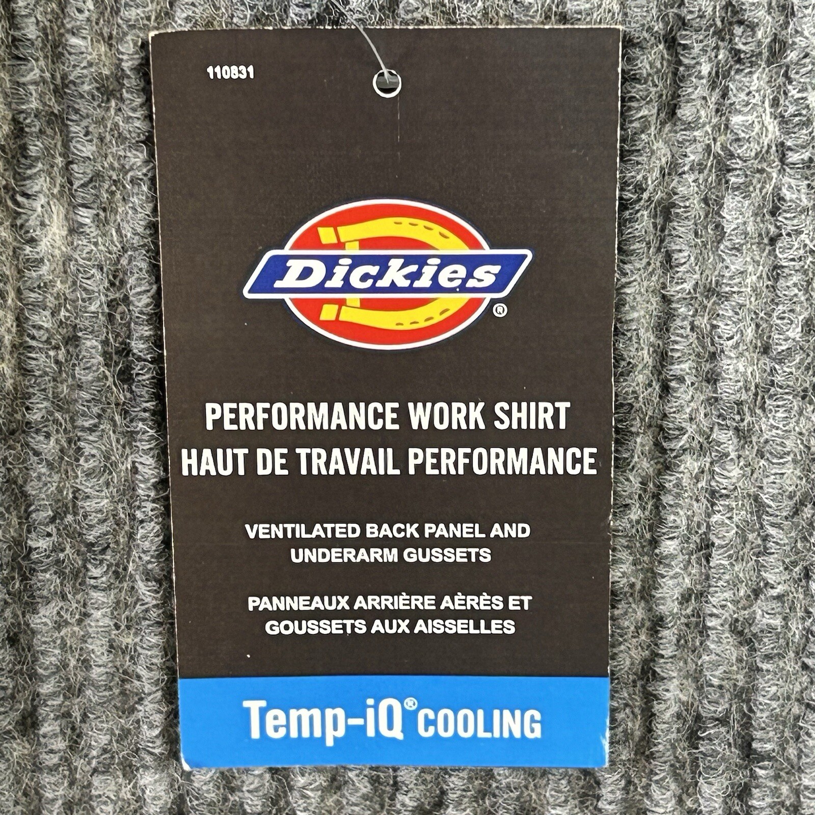Dickies Button Shirt Mens Medium Temp IQ Green Performance Work