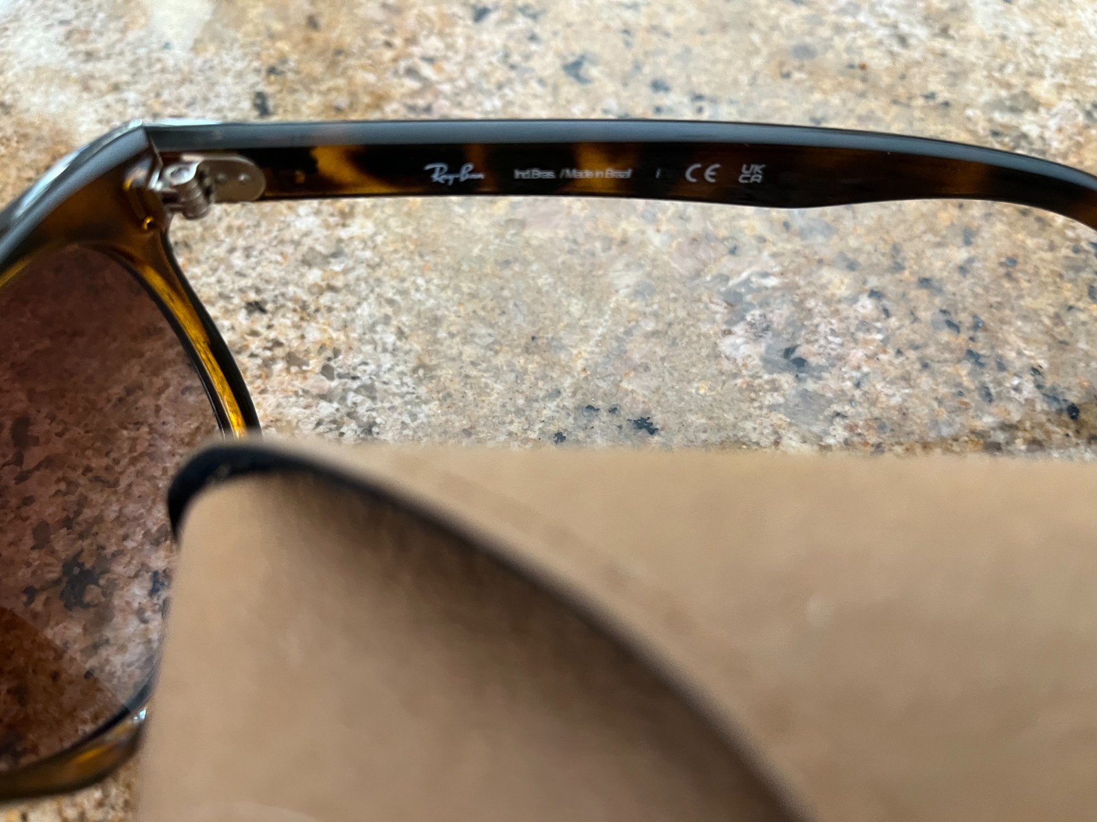 NWT RAY-BAN RB4184 Polarized Brown Lenses LIGHT HAVANA Tortoise SUNGLASSES