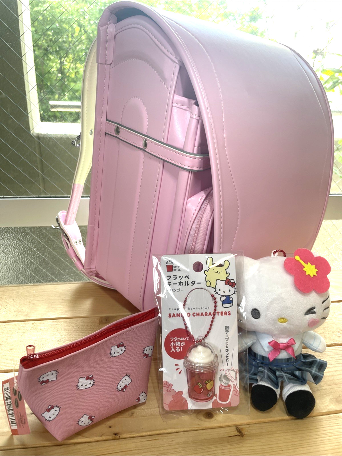 NEW JAPAN Randoseru School Bag Backpack Light Pink from Japan