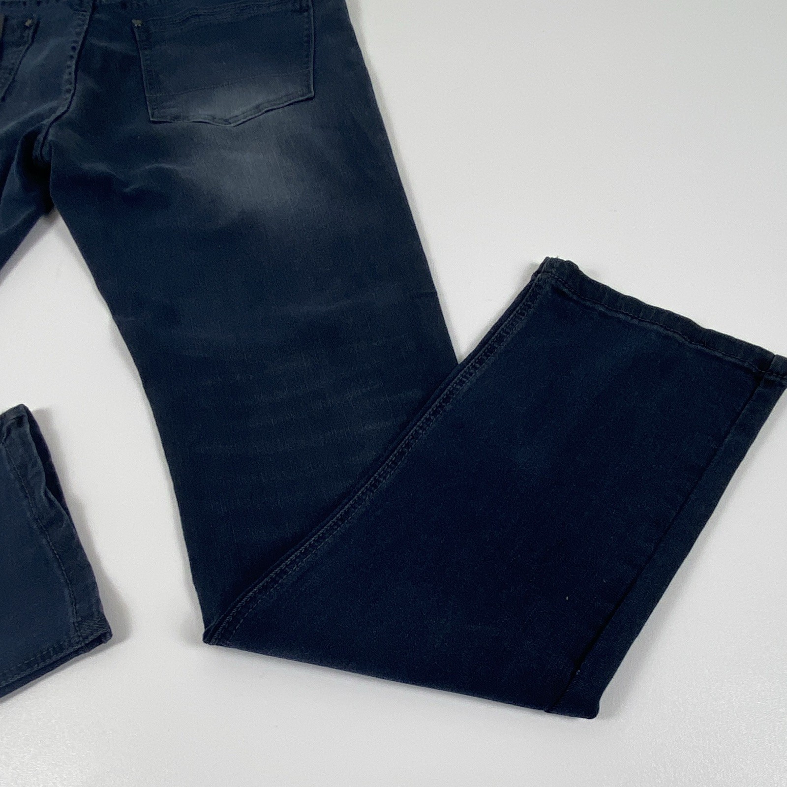 Steve’s Jean Men’s Slim Fit Dark Wash Blue Denim Stretch Mid Rise 5-Pocket 32*32