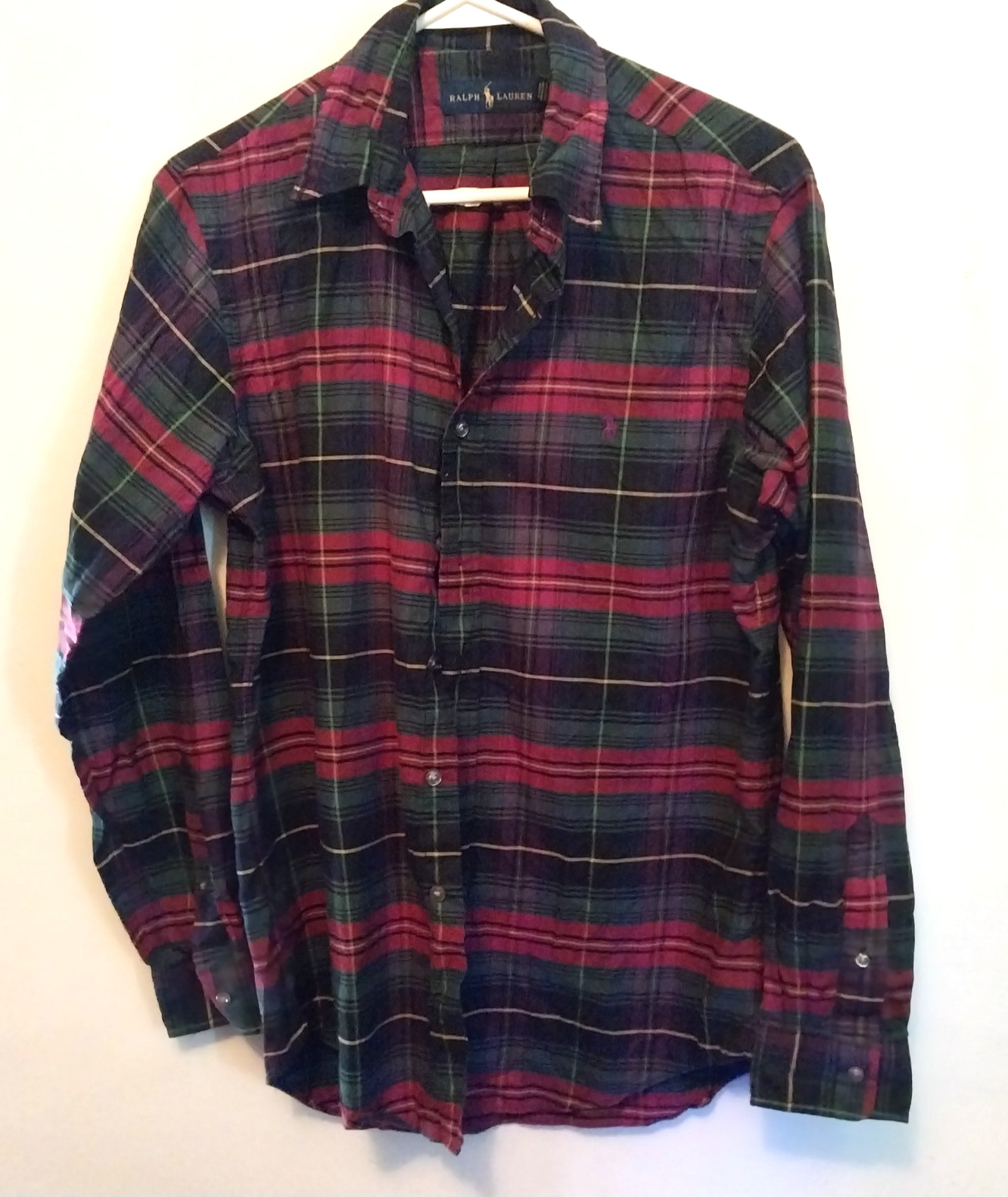 Ralph Lauren Women’s Oxford Soft Button Down Logo Shirt 100% Cotton Size SP