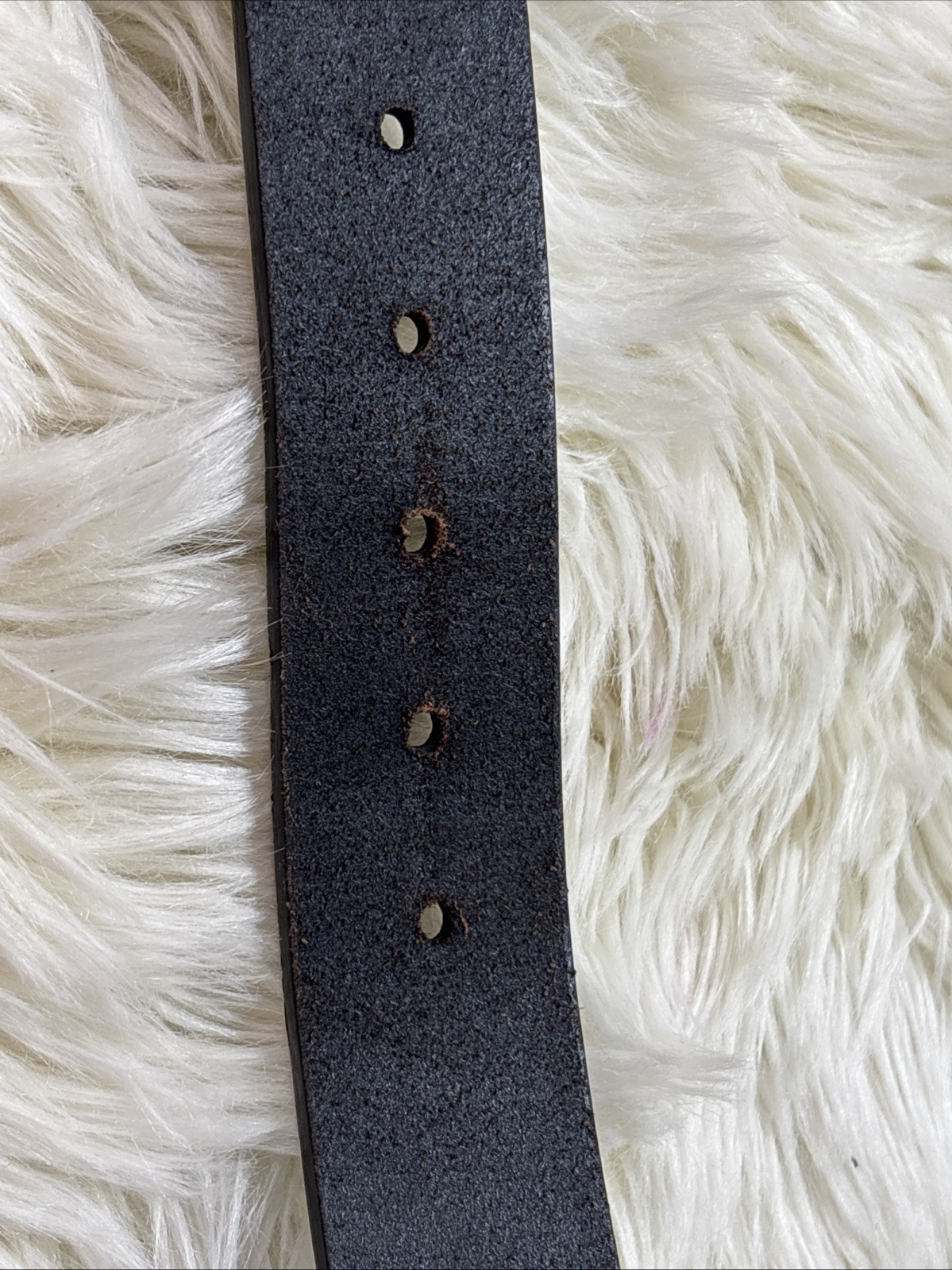 Three Row Pyramid Stud Belt Leather Studded Belt Punk Goth By Funk Plus 32/80