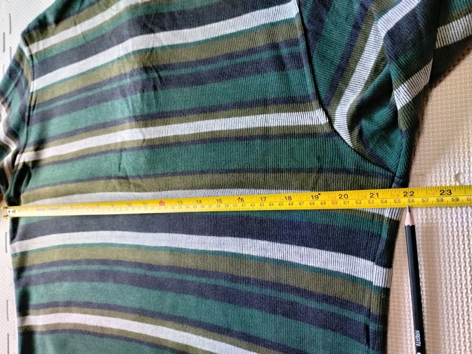 Lyle & Scott Black Label Striped Collared Knit Sweater Wool Blend Japan…
