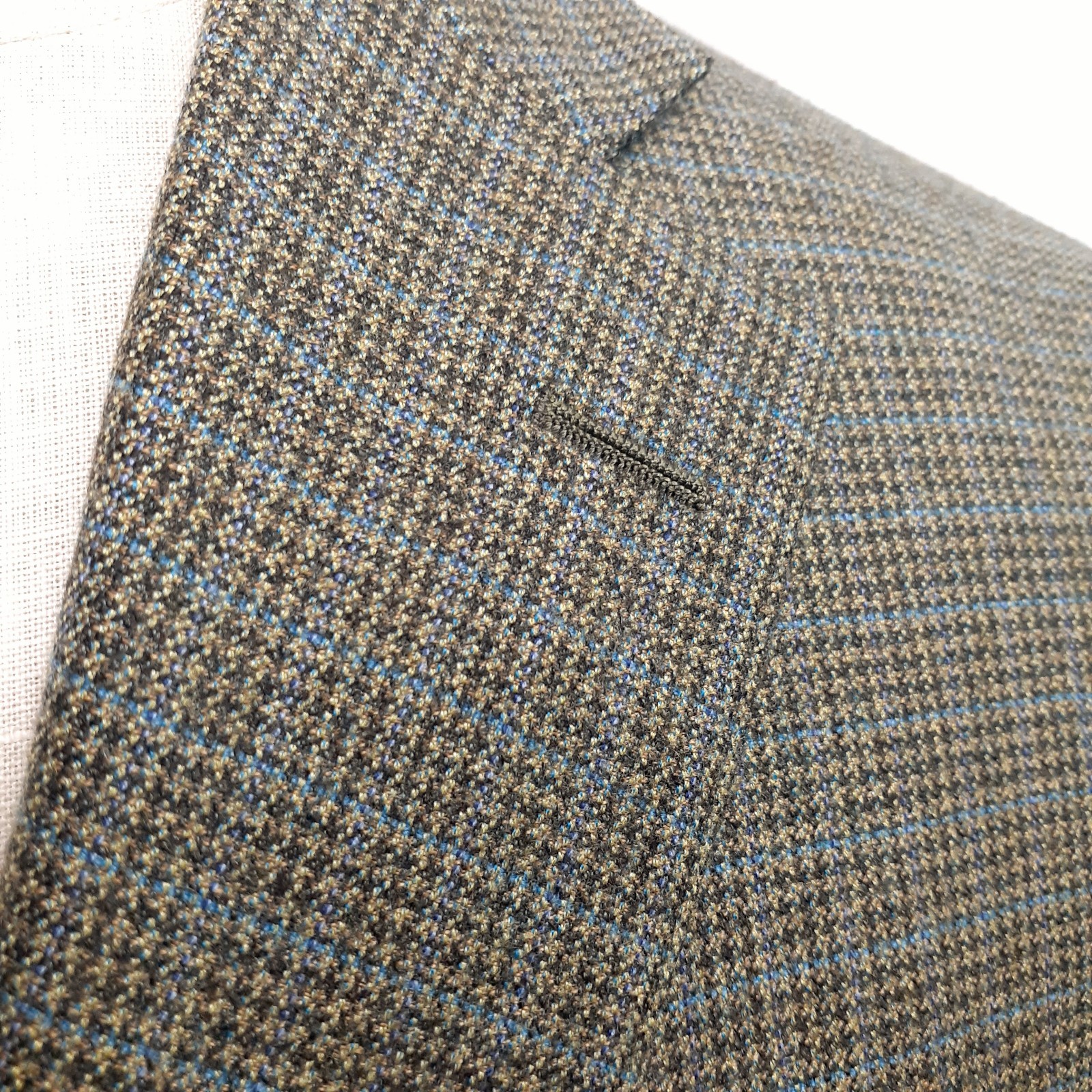 Ermenegildo Zegna US 40 Short EU 48 C Green Blazer Sport Coat Jacket Wool Plaid