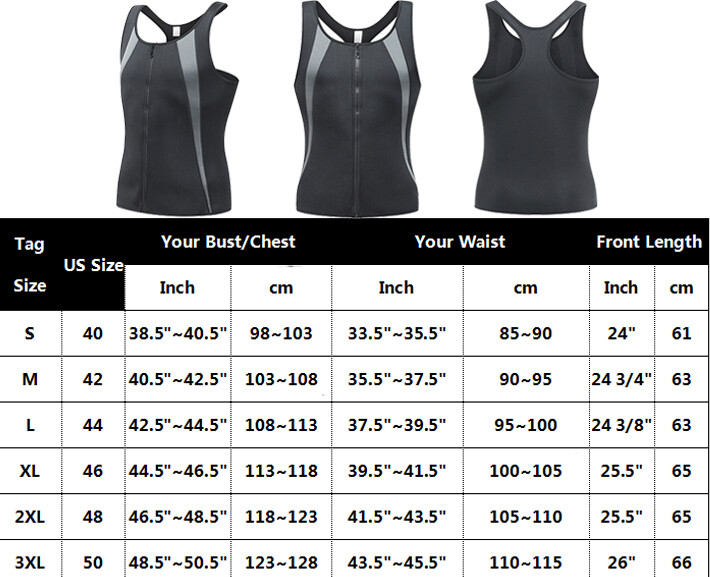 Men Weight Loss Workout Neoprene Body Shaper Sweat Sauna Suits Exercise Gym Vest