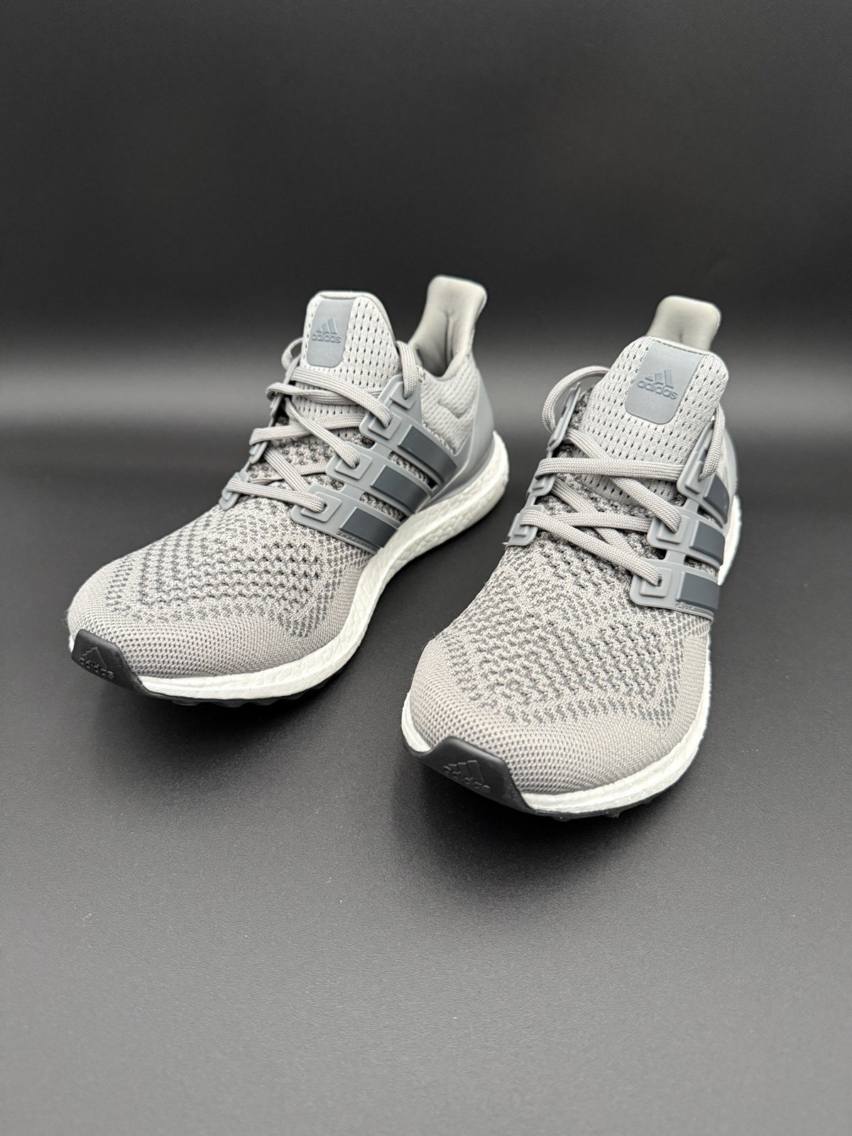 Adidas Ultraboost 1.0 Wolf Grey/White Running Shoes Mens Size HQ4200 G