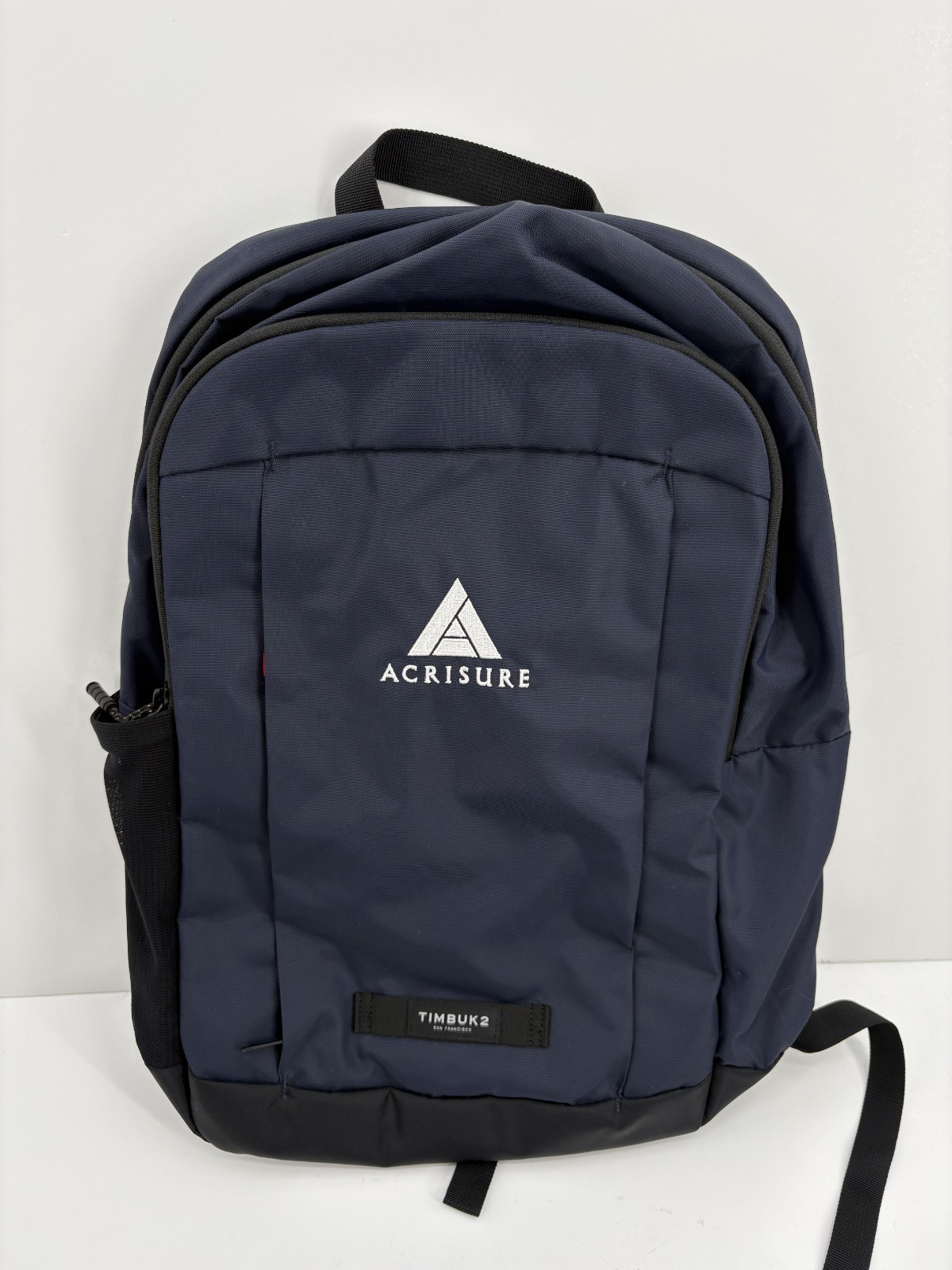 NWOT Timbuk2 Parkside Blue Backpack Laptop Bag Messenger Acrisure Logo