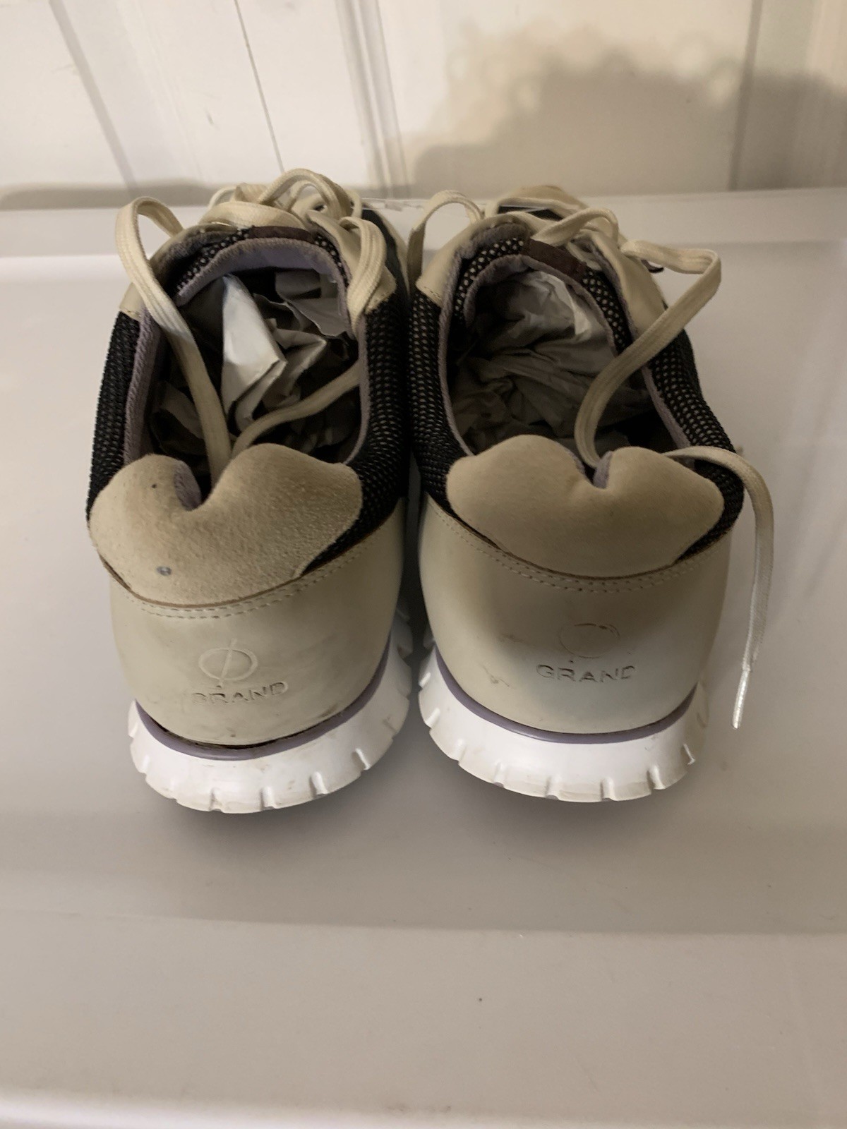 COLE HAAN ZEROGRAND.OS LEATHER MESH LUXURY SNEAKER SHOES SLIP ON WOMEN 9B