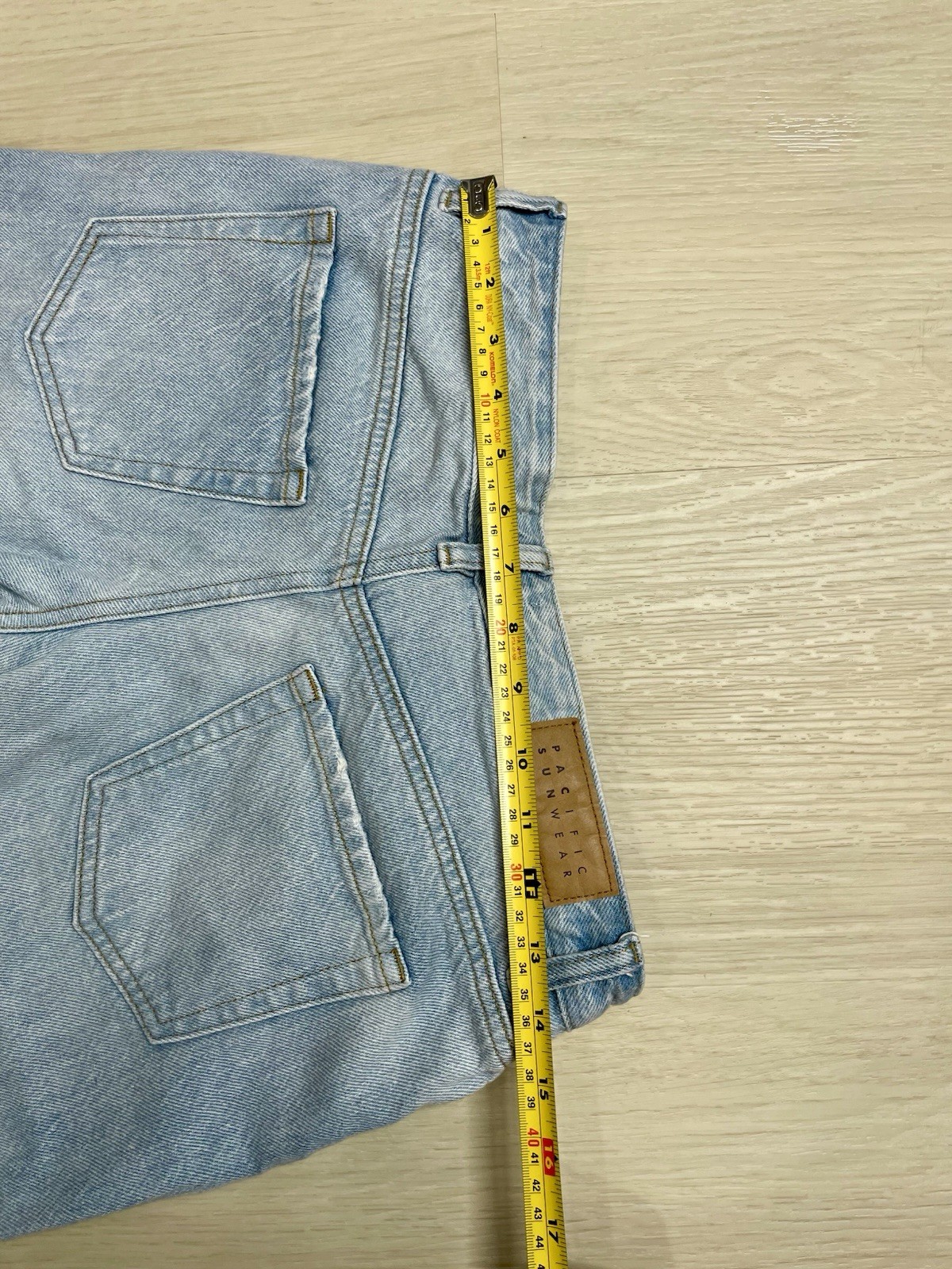 PacSun Women’s Light Wash Denim Wide-Leg Jeans 5-Pocket Zip/Button Size 25