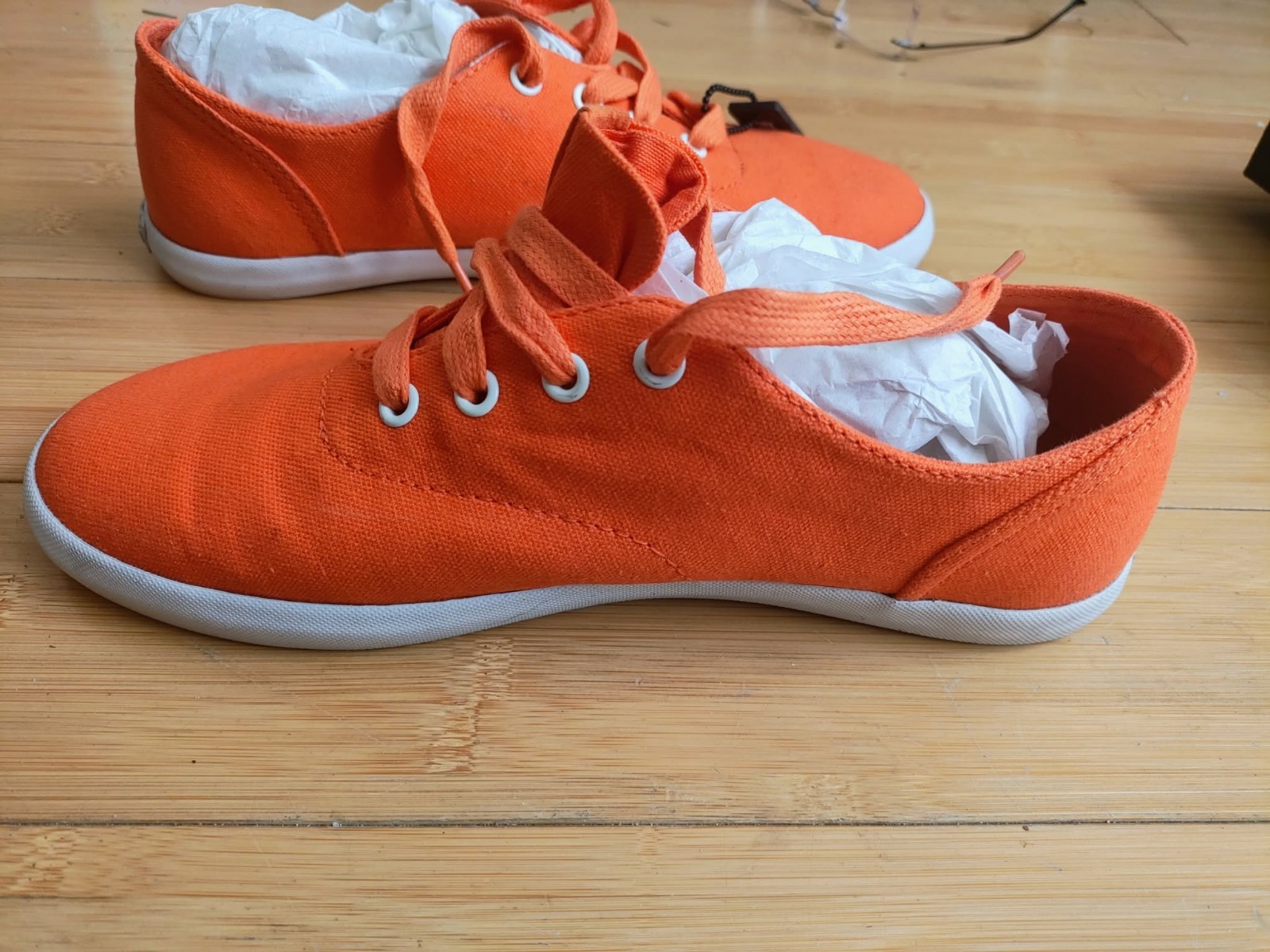 SUPRA SNEAKERS ORANGE MEN’S SIZE 8 SKATE BOARD SHOES