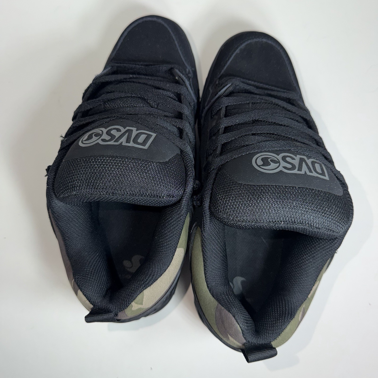 DVS Comanche Black Camo Shoes Mens Size 8