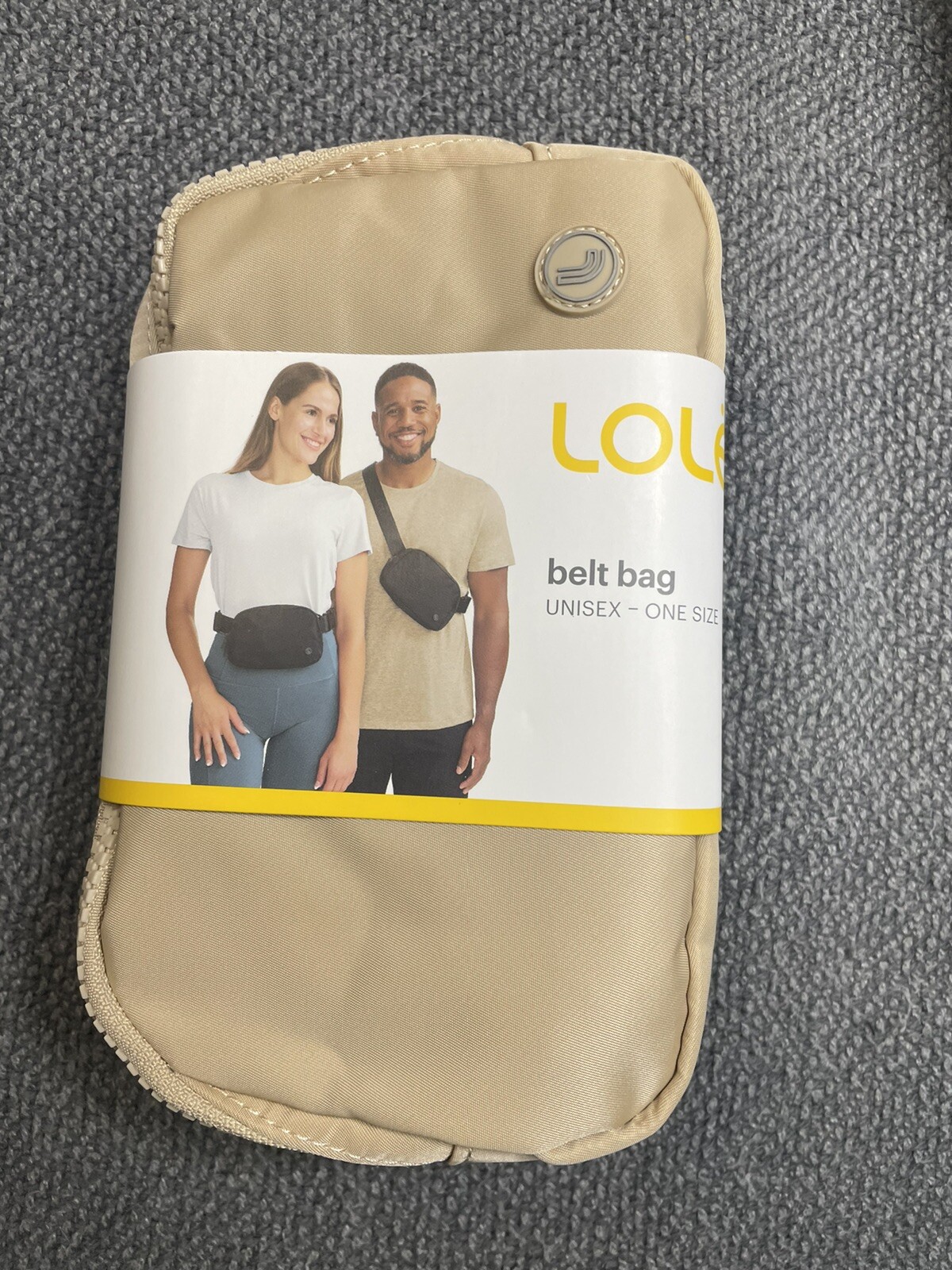 LOLE Unisex Belt Bag Black or Tan
