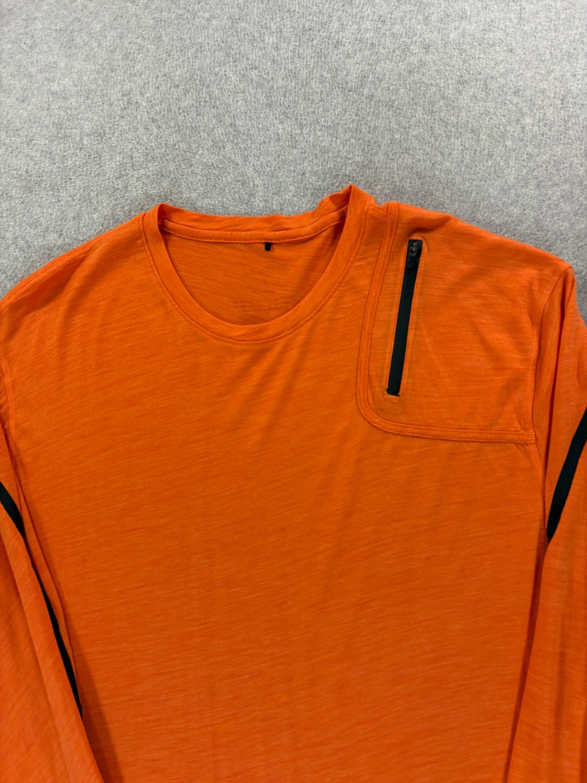 Paskho Merino Wool Long Sleeve Crew Base Shirt (Men’s 2XL) Orange