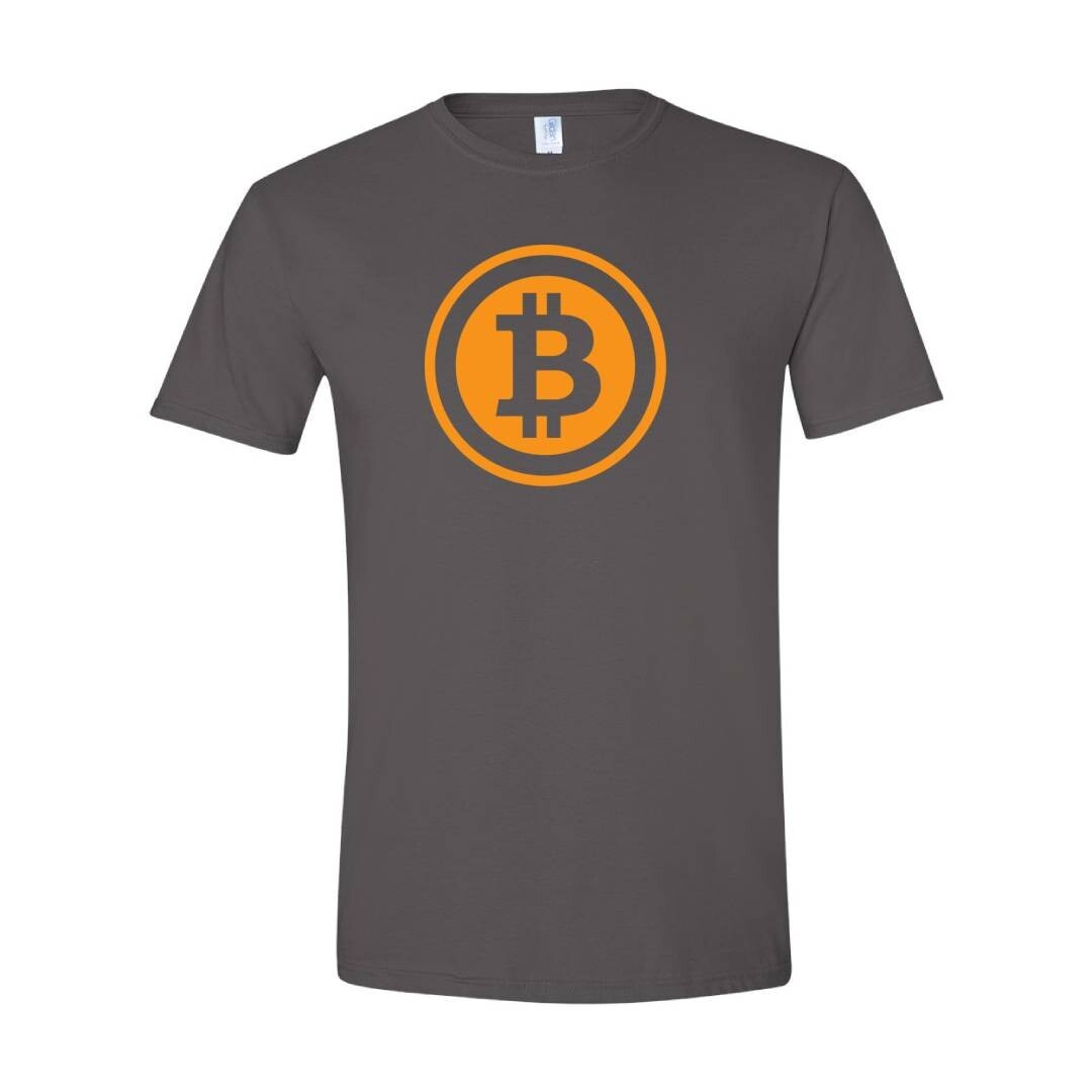 Bitcoin Logo Crypto Symbol Tshirt Cryptocurrency Tee Print DTF T-Shirt S/5XL