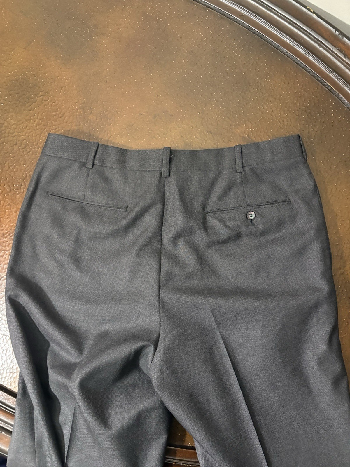 Paul Stuart CUSTOM Gray 2/3 Roll Suit 40R Wool Made In USA