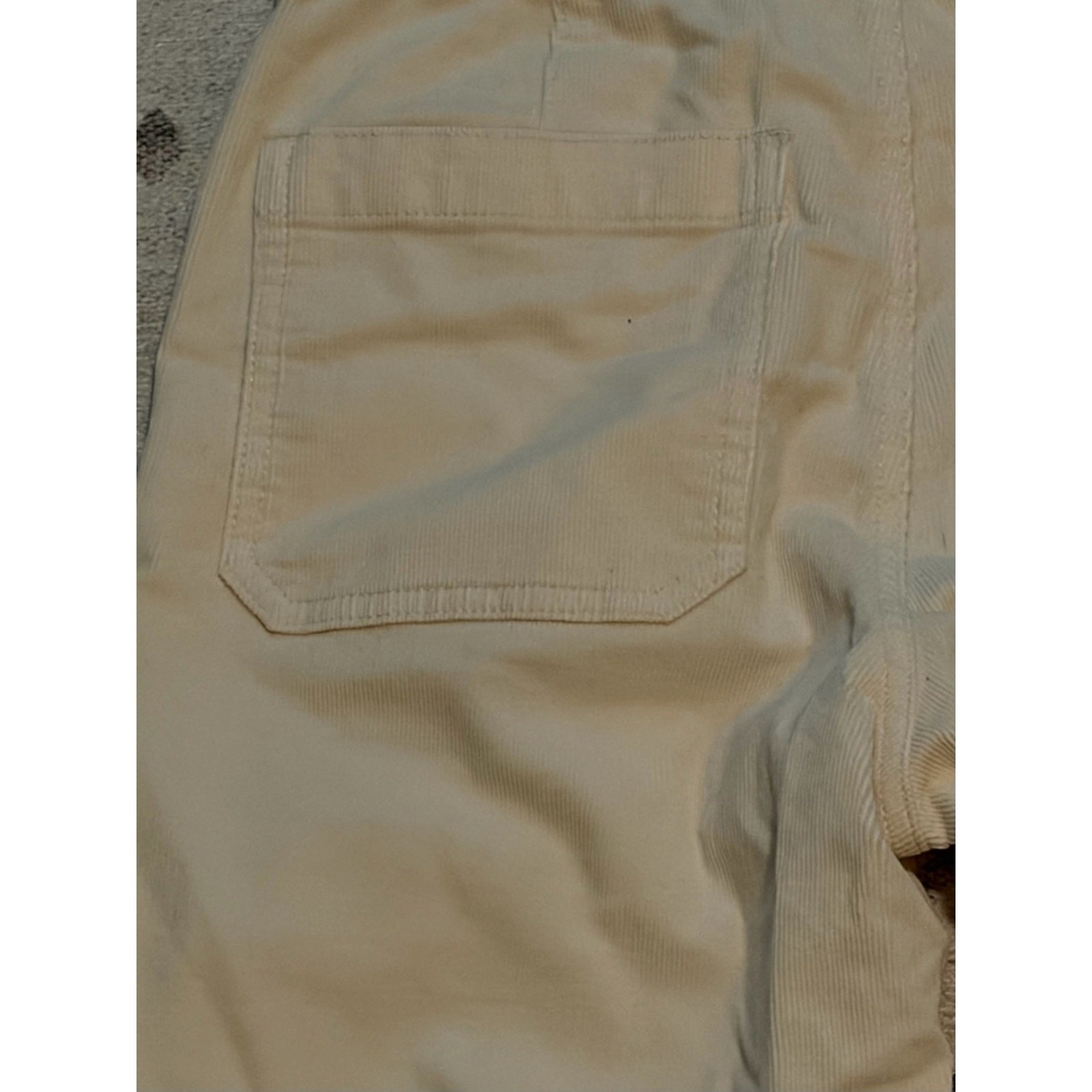 Madewell Wide Leg Corduroy Pants Vintage Ivory 25P NWT