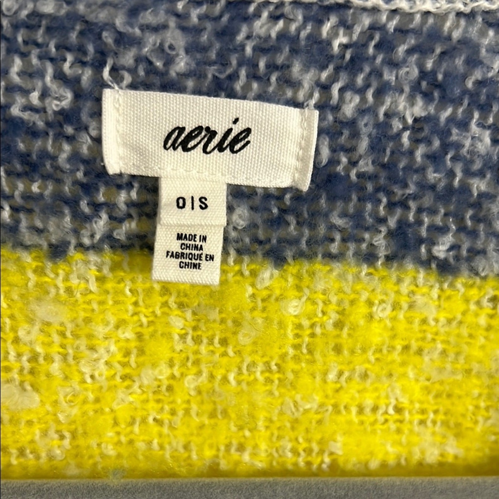 Never Worn! Aerie Vibrant Multicolor Open Front Top | OS | Beachy