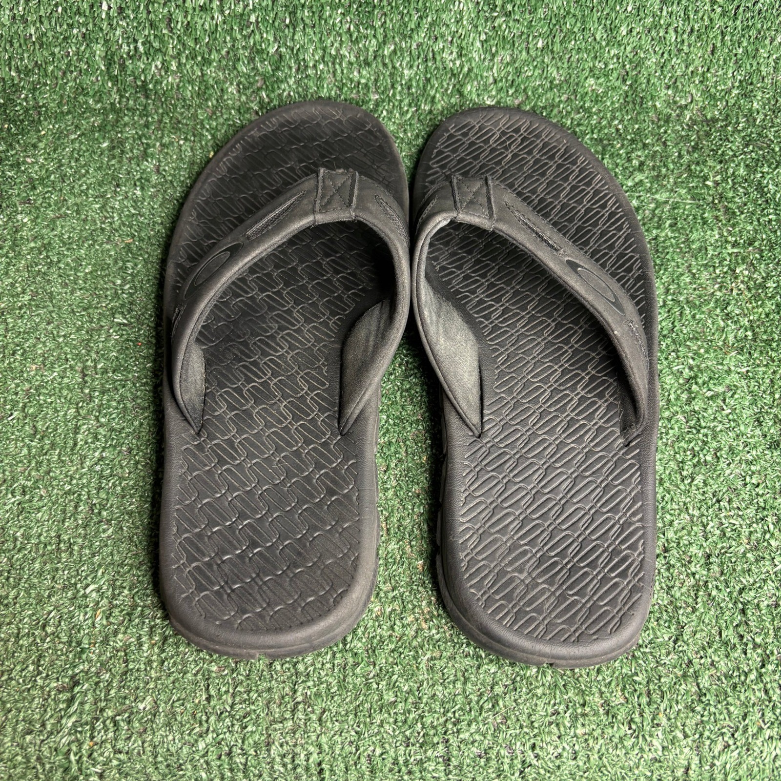 Oakley Operative 2.0 Thong Comfort Sporty Casual Flip Flop Sandal Black Mens 10
