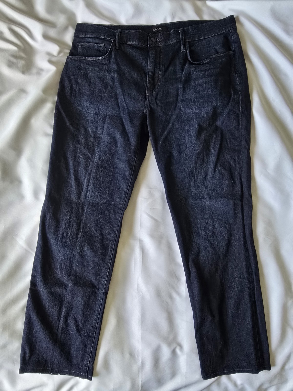Joes Jeans Mens 38 Slim Fit Dark Wash Stretch Denim Blue 38×29 Hemmed READ