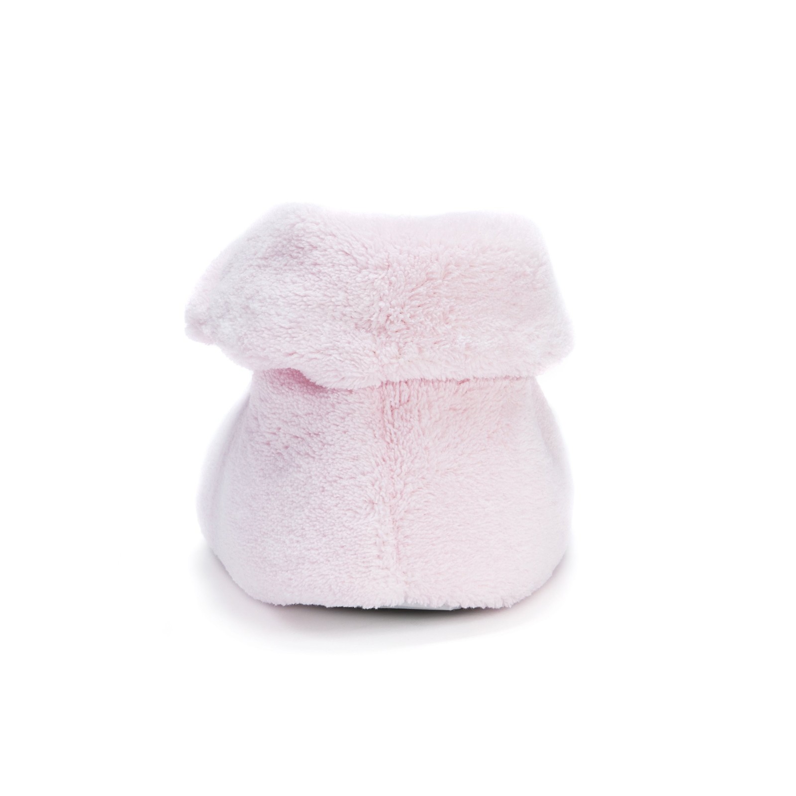 MUK LUKS Women’s Terry Cuff Slipper Booties Medium Pink