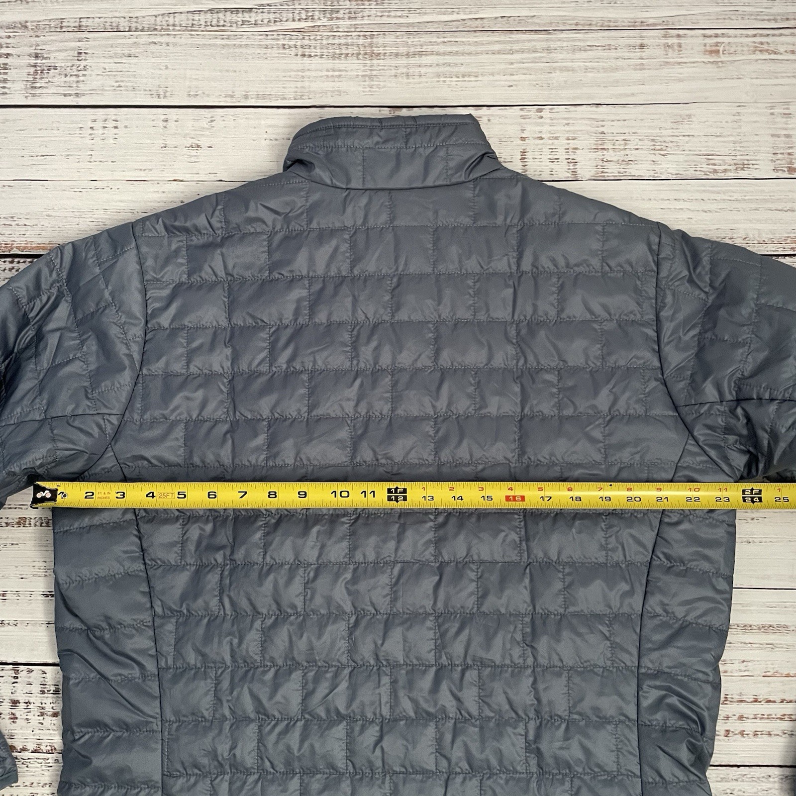 Patagonia Nano Puff Utility Blue Full Zip Lightweight Men’s Puffer Jacket Large