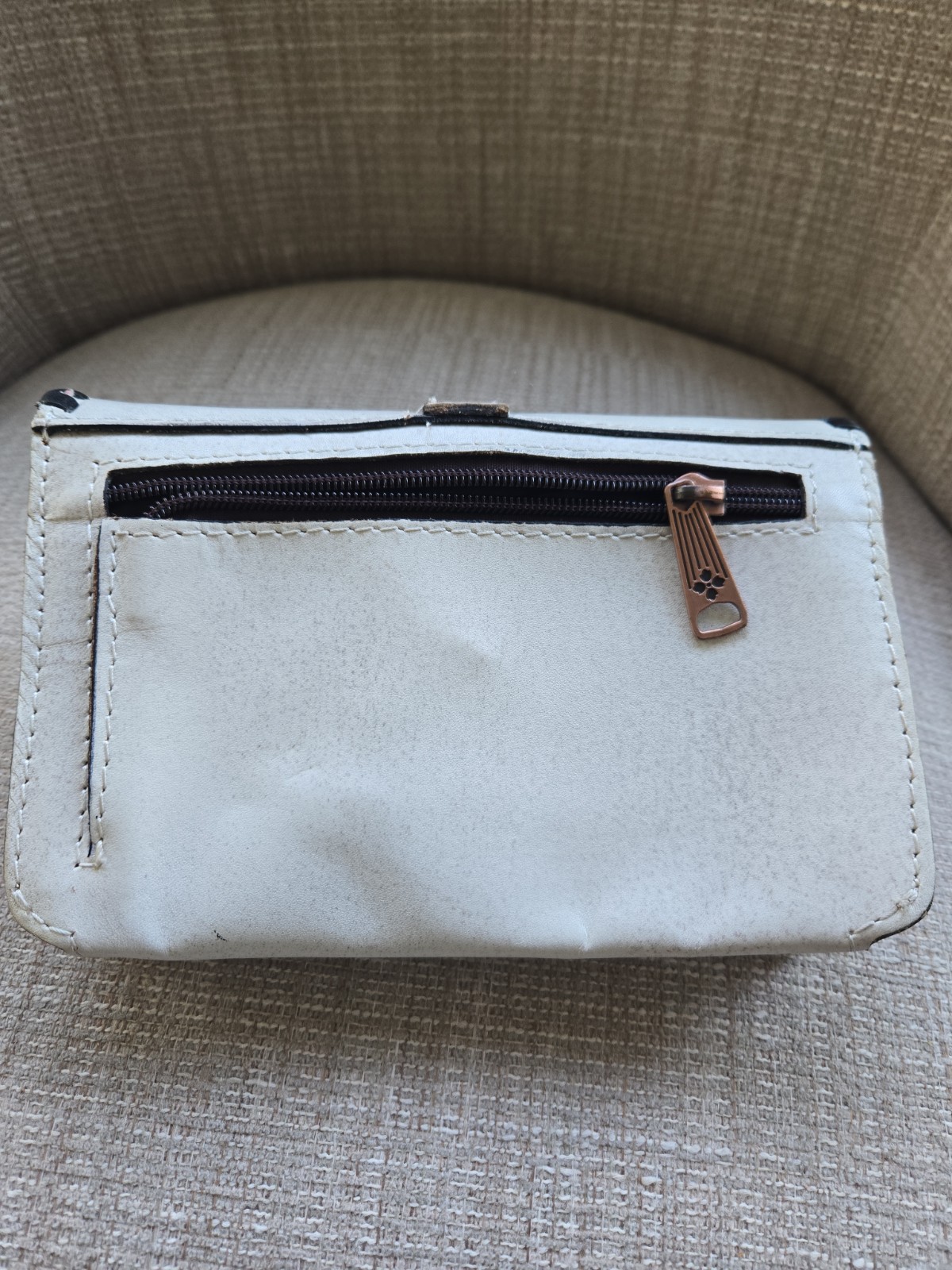 patricia nash wallet tooled White 7.75×5.5×2