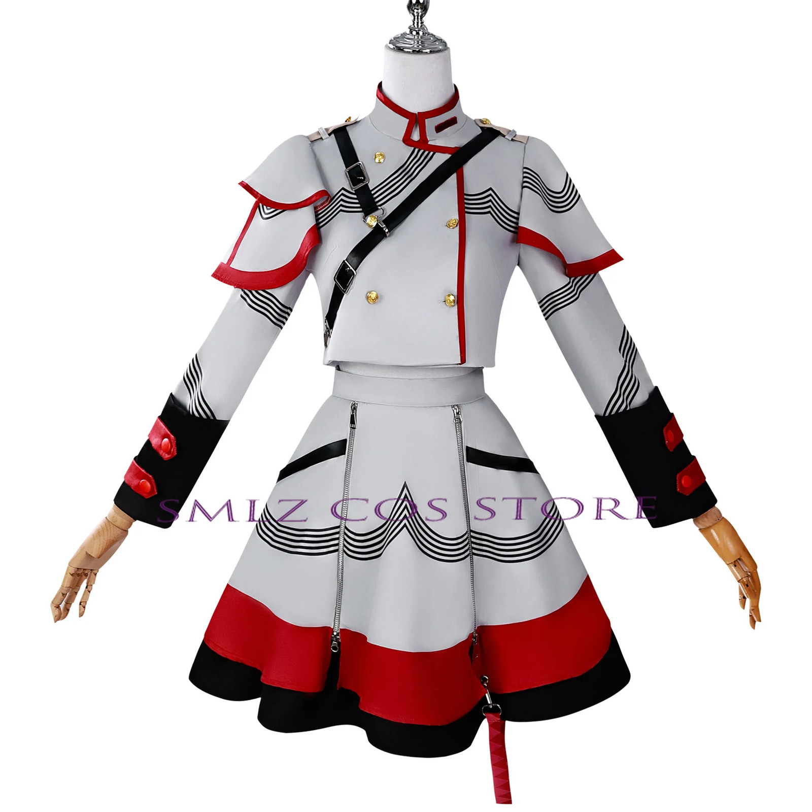 Wholesale Kasane Teto Cosplay Costume Anime Vtuber Cosplay Dress Halloween Party
