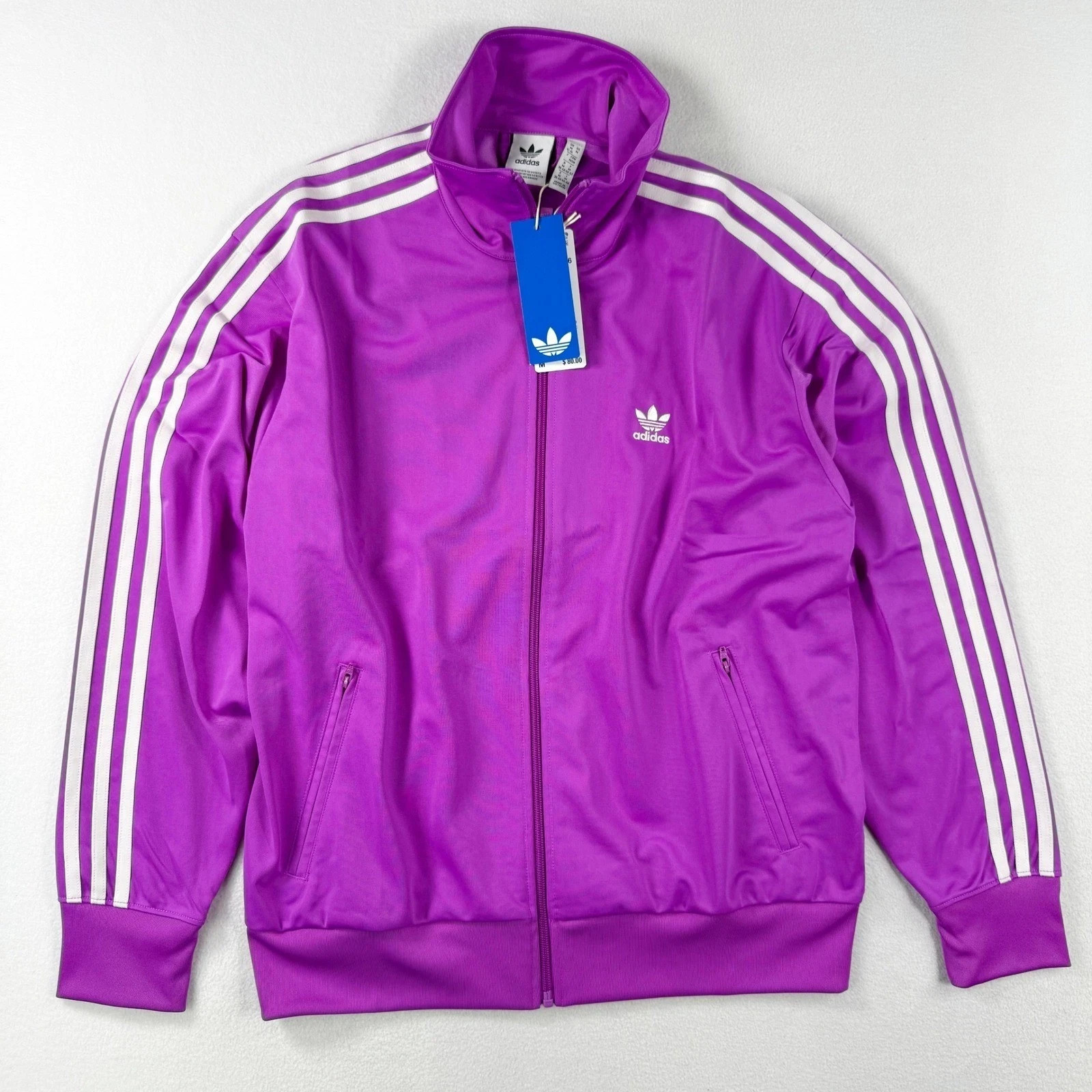 Adidas Originals Firebird Track Jacket Womens Purple Burst IY4736 Full Zip NWT
