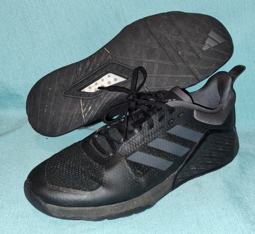 Adidas Dropset 2 Training Mens Black Sneakers Athletic Shoes HQ8775 Size 12