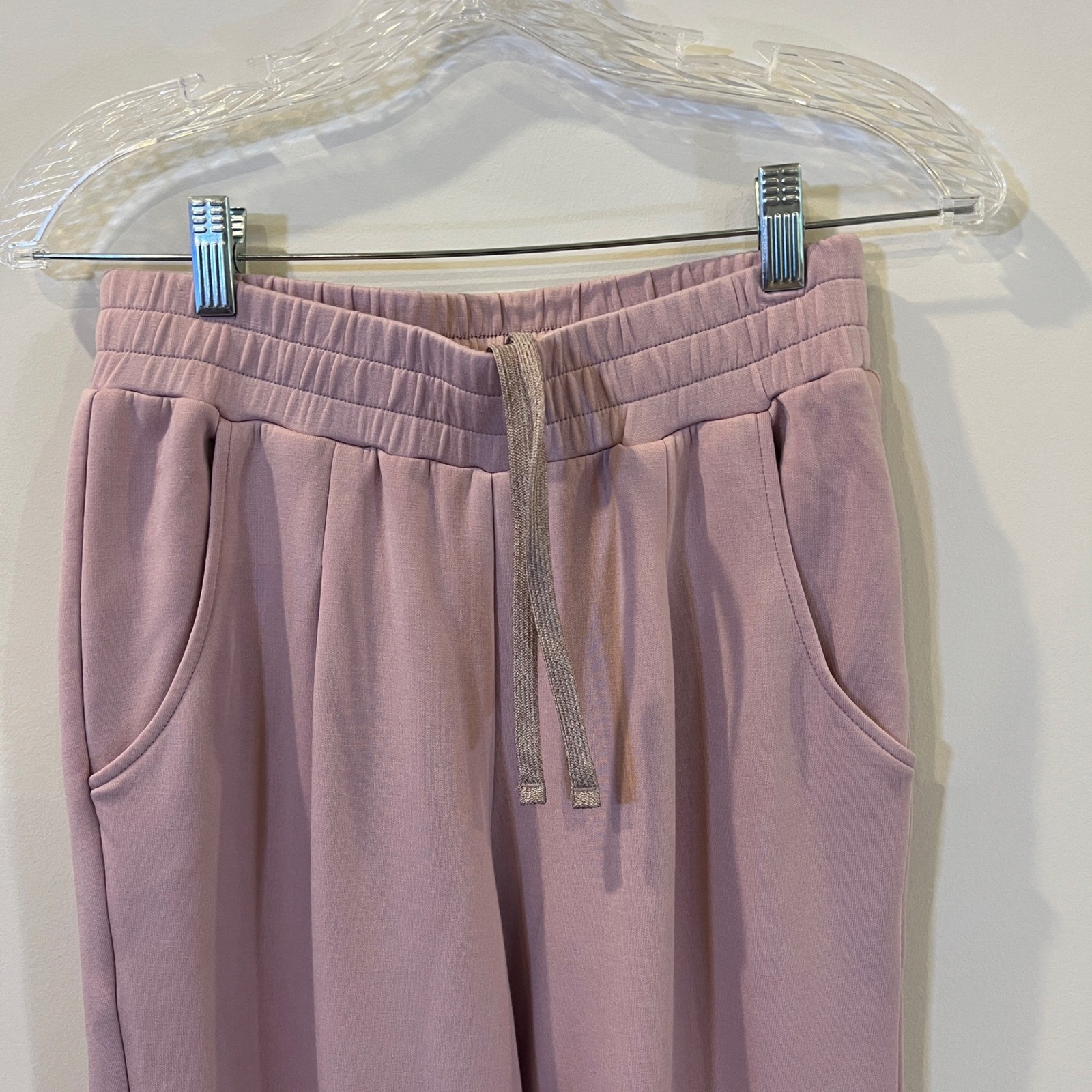 Varley DoubleSoft The Rolled Cuff Pant 25 Mauve Pink Sweatpants Joggers Size XS