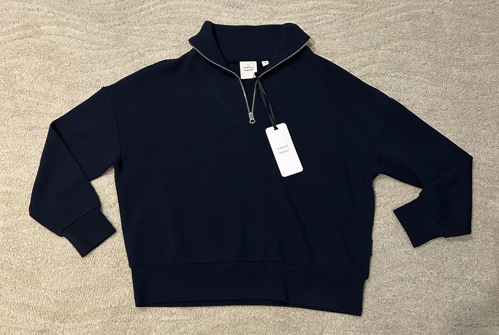 VARLEY Woman’s dark navy Hawley half zip Sweater/pullover, SZ XS, BNWT**