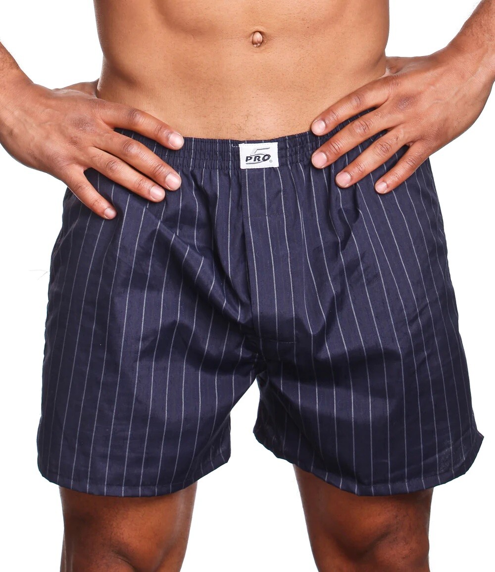 Pro 5 Premium Quality Mens Boxers 3 Pack Mixed Colors 100 Cotton lot of 3 6 12
