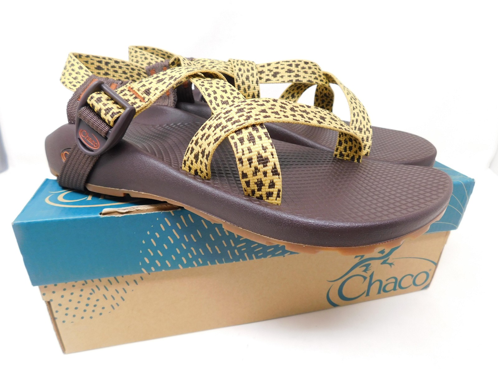 Chaco Sandals Womens 9 Brown Z/1 Classic Dappled Ochre Adjustable Strap NEW