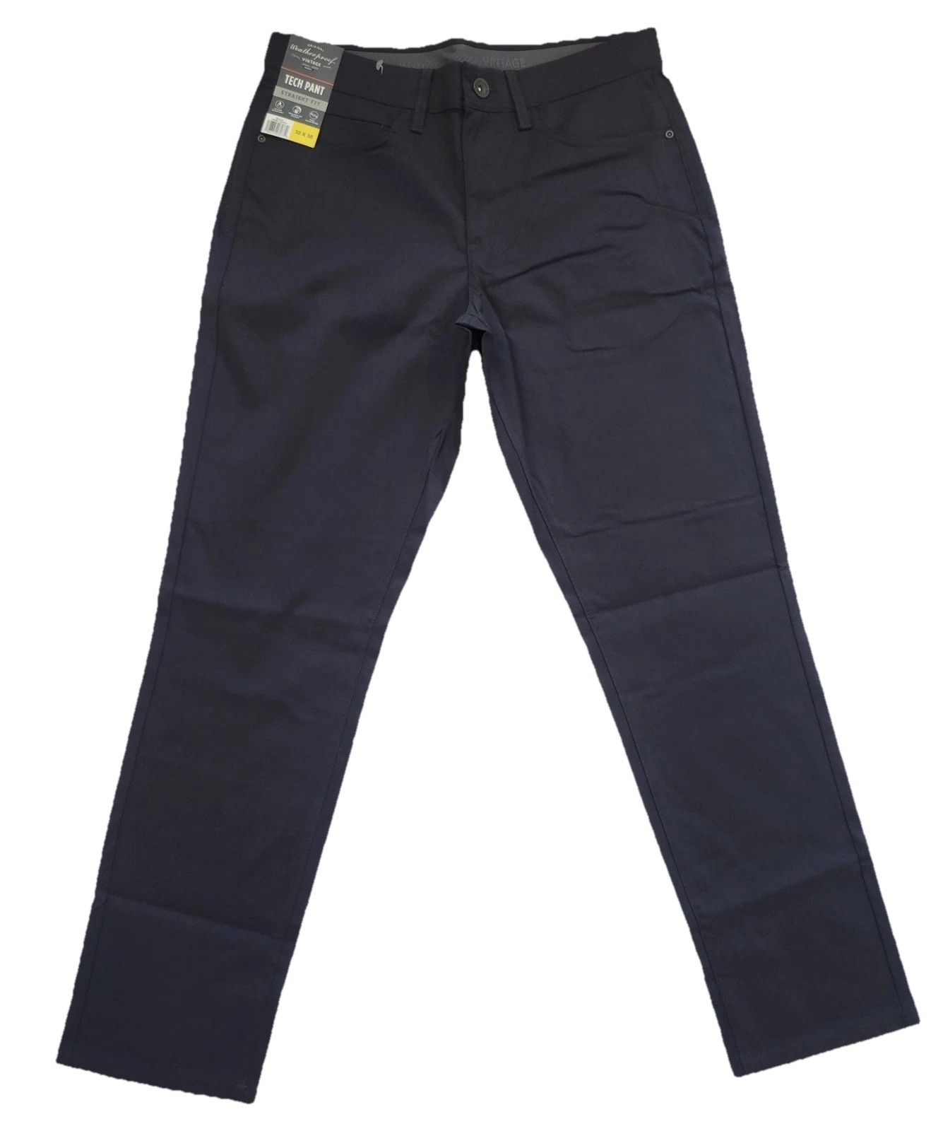 Weatherproof Men’s 32×30 Straight Stretch Tech Pant Flex Waistband Zip Pocket