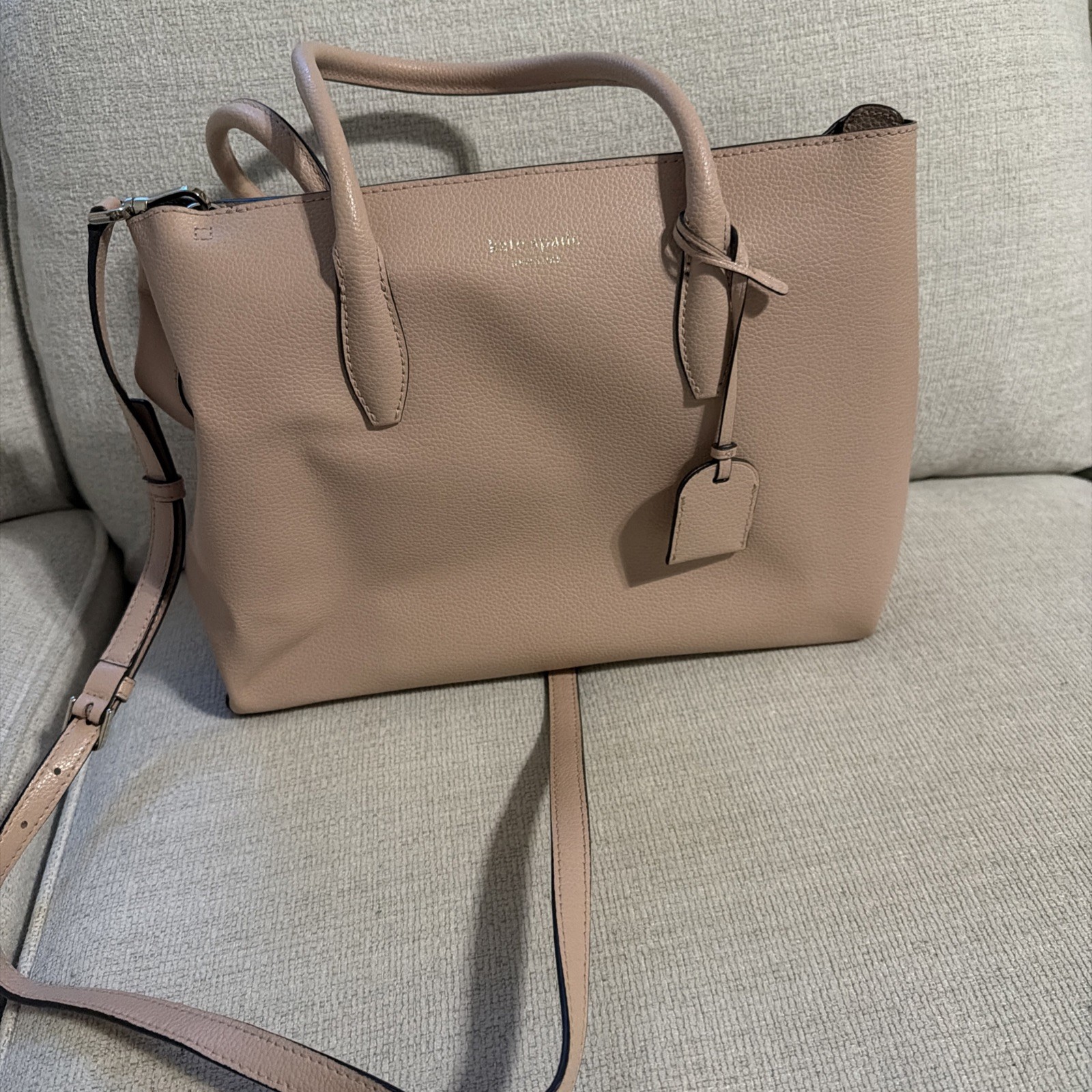 Kate Spade New York Medium Top Zip Satchel – Rose Smoke