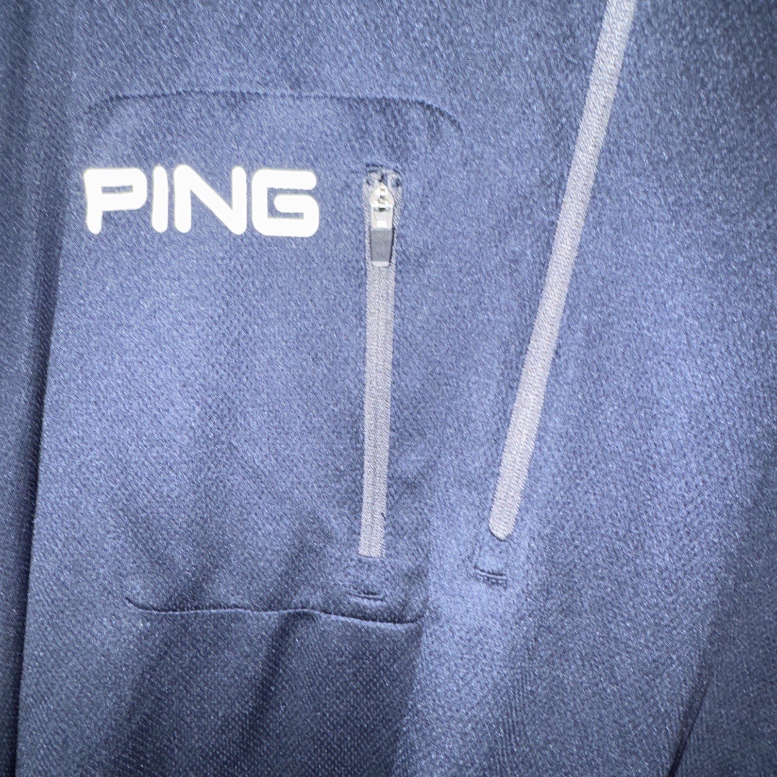 Ping Golf Men’s Performance 1/4 Zip Pullover Navy Sz Xl Long Sleeve Shirt
