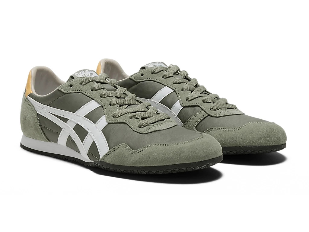 Onitsuka Tiger SERRANO 1183B400 304 BURNT OLIVE/WHITE New in Box from Japan