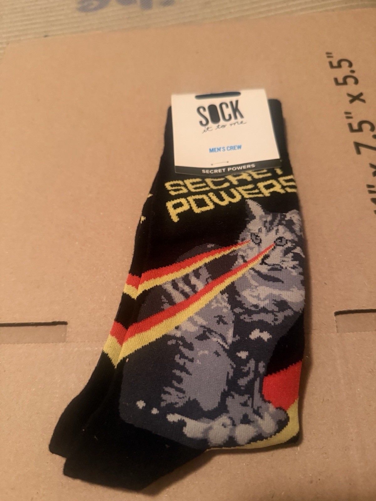 Sock It To Me Men’s Novelty Crew Socks SQUID-O Ocean (Size 7-13) New