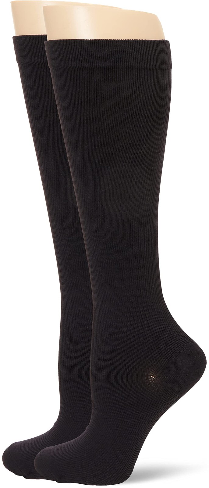 MediPeds Over the Calf (OTC) Mild Compression Socks, X-Large /12-15, Black