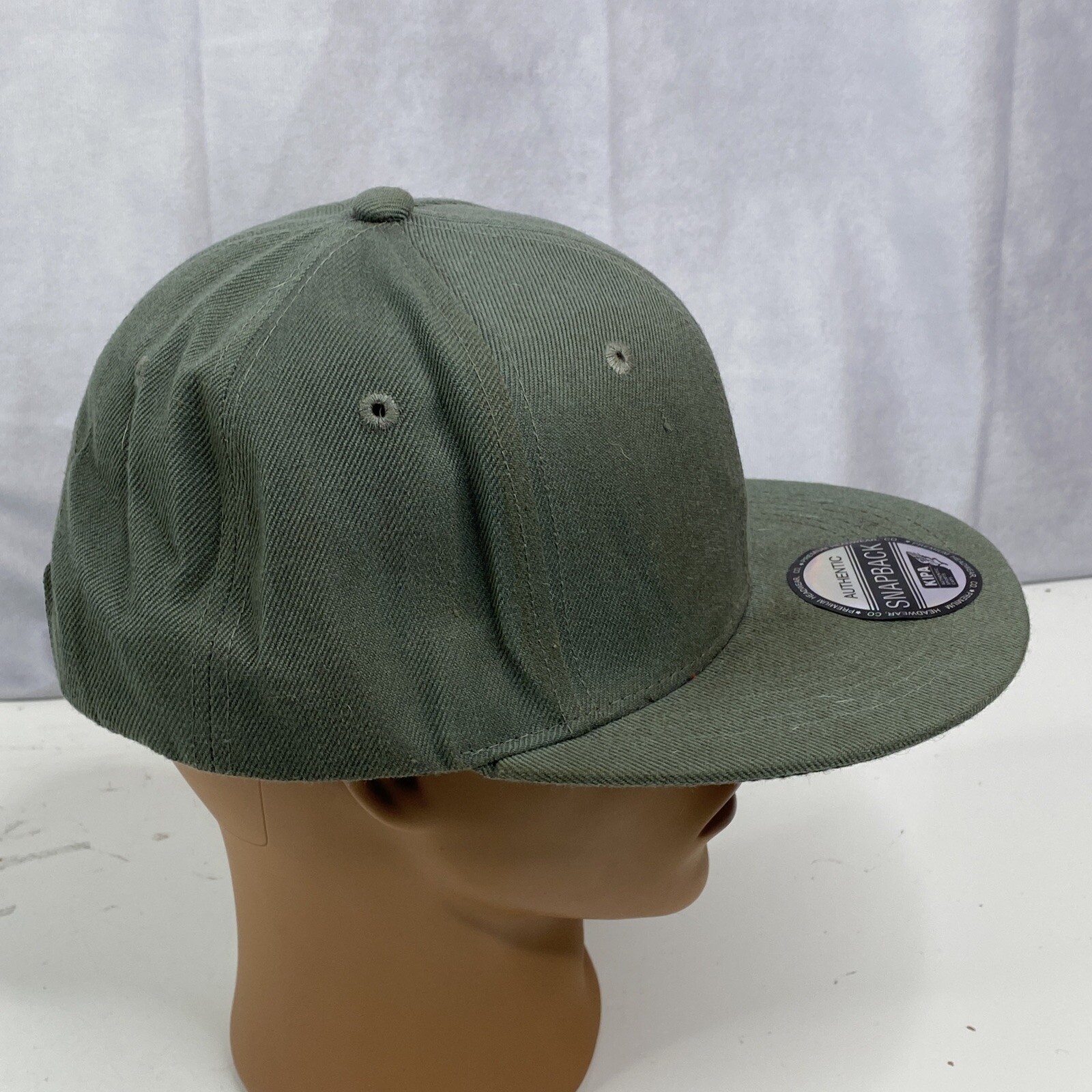 NEW KIPA Authentic Snapback Baseball Hat Cap Premium Headwear Gray Adult