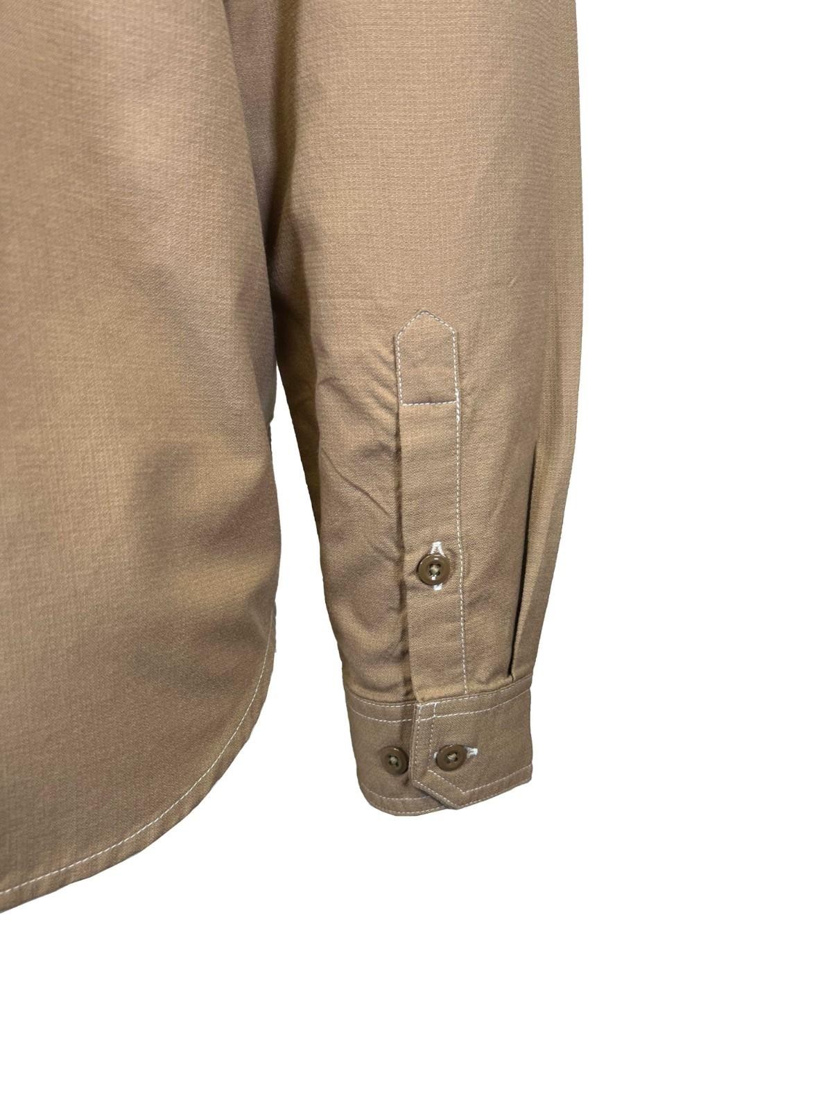 Carhartt FR Men’s Dark Khaki Shirt Flame Resistant Long Sleeve Lightweight (S04)