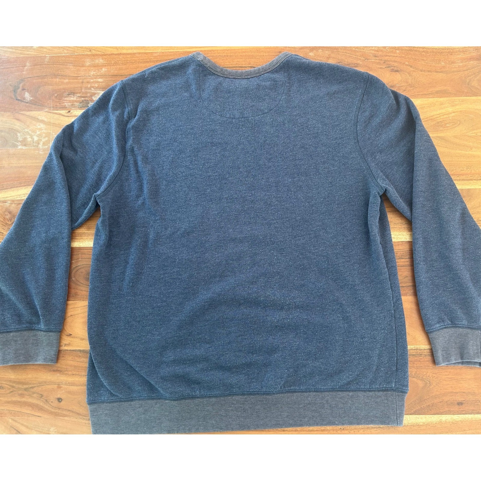 The Normal Brand Puremeso Crewneck Sweatshirt Mens XL Navy Blue Heather Pullover