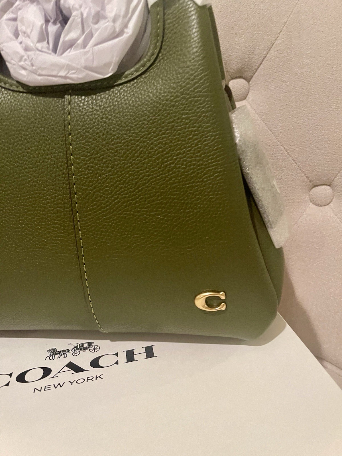 Coach Lana 23 Shoulder /Crossbody Bag In Olive NWT
