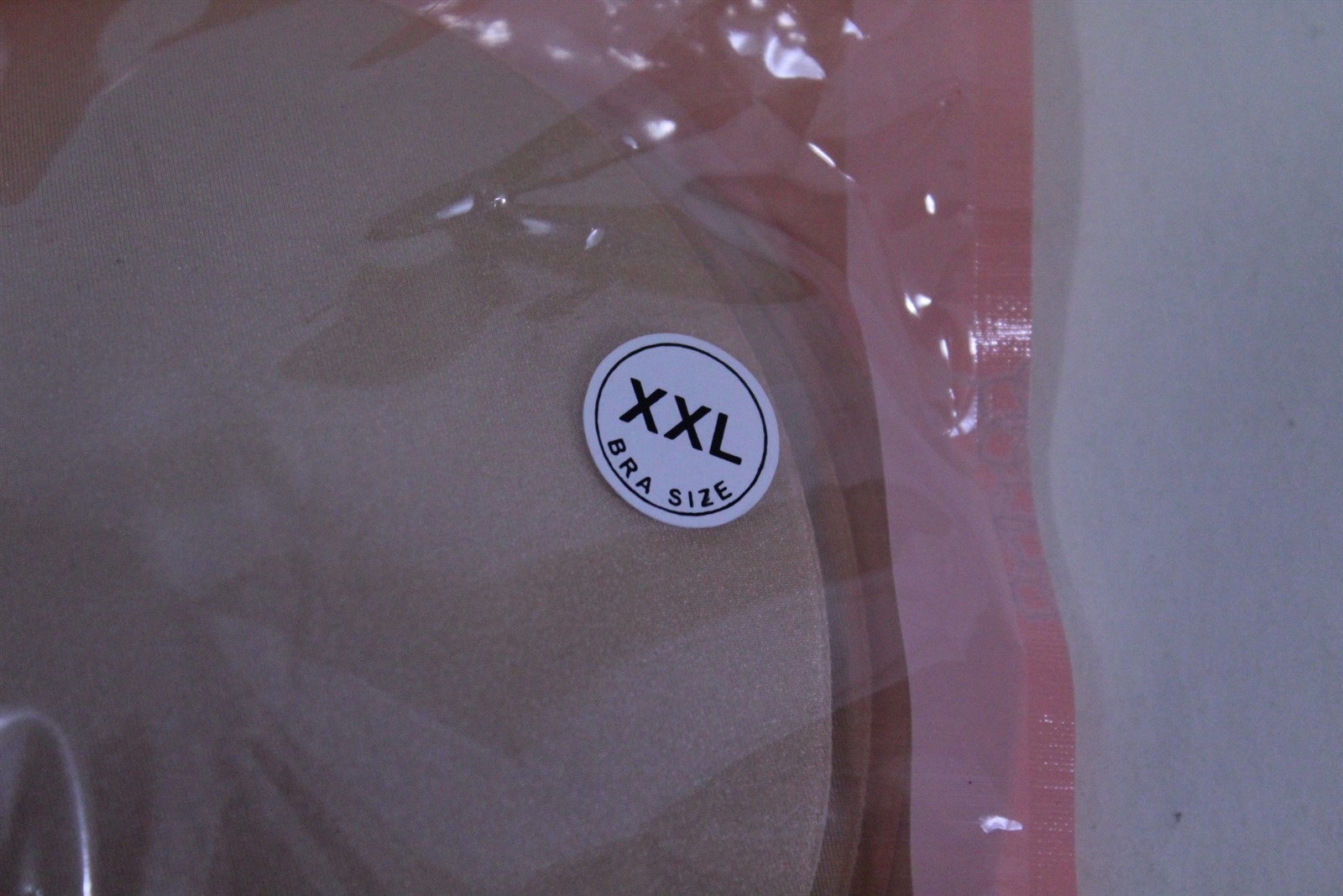 2 Pair Shaped Pasties Re-usable Beige Color D/E Cup XXL