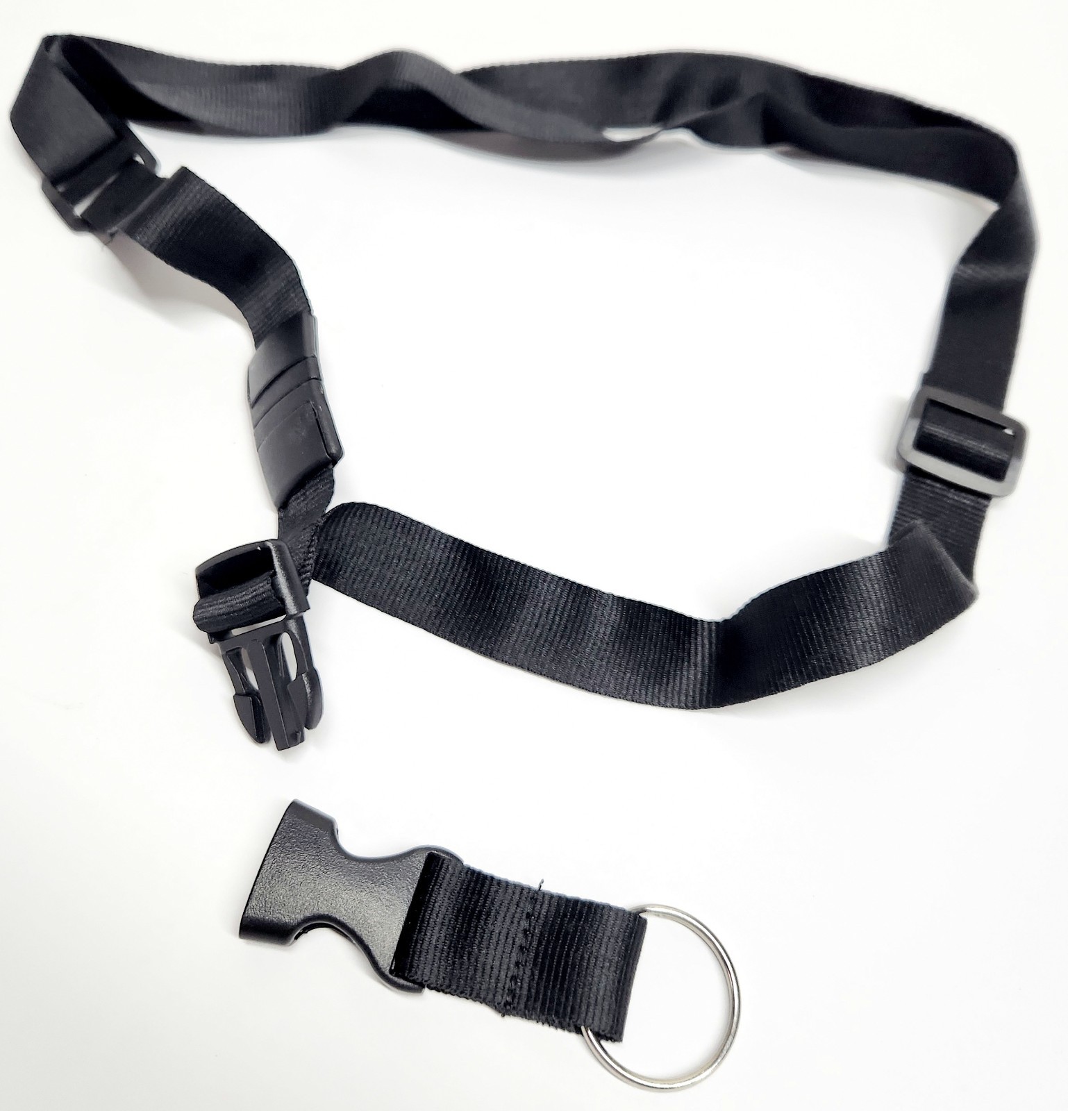 Advantus 91138 Adjustable 26″-48″ Antimicrobial Lanyard & Detachable Key Ring