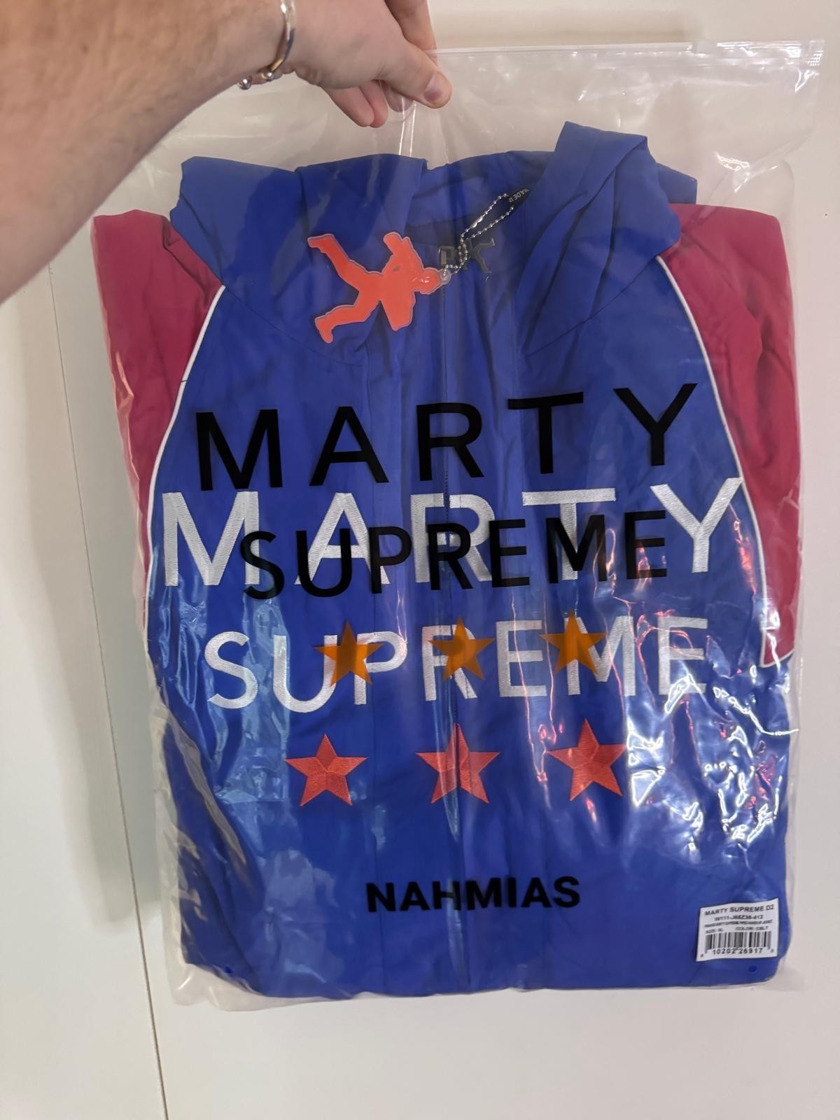 A24 Marty Supreme Nahmias Piped Warm Up Jacket France Exclusive Size XL